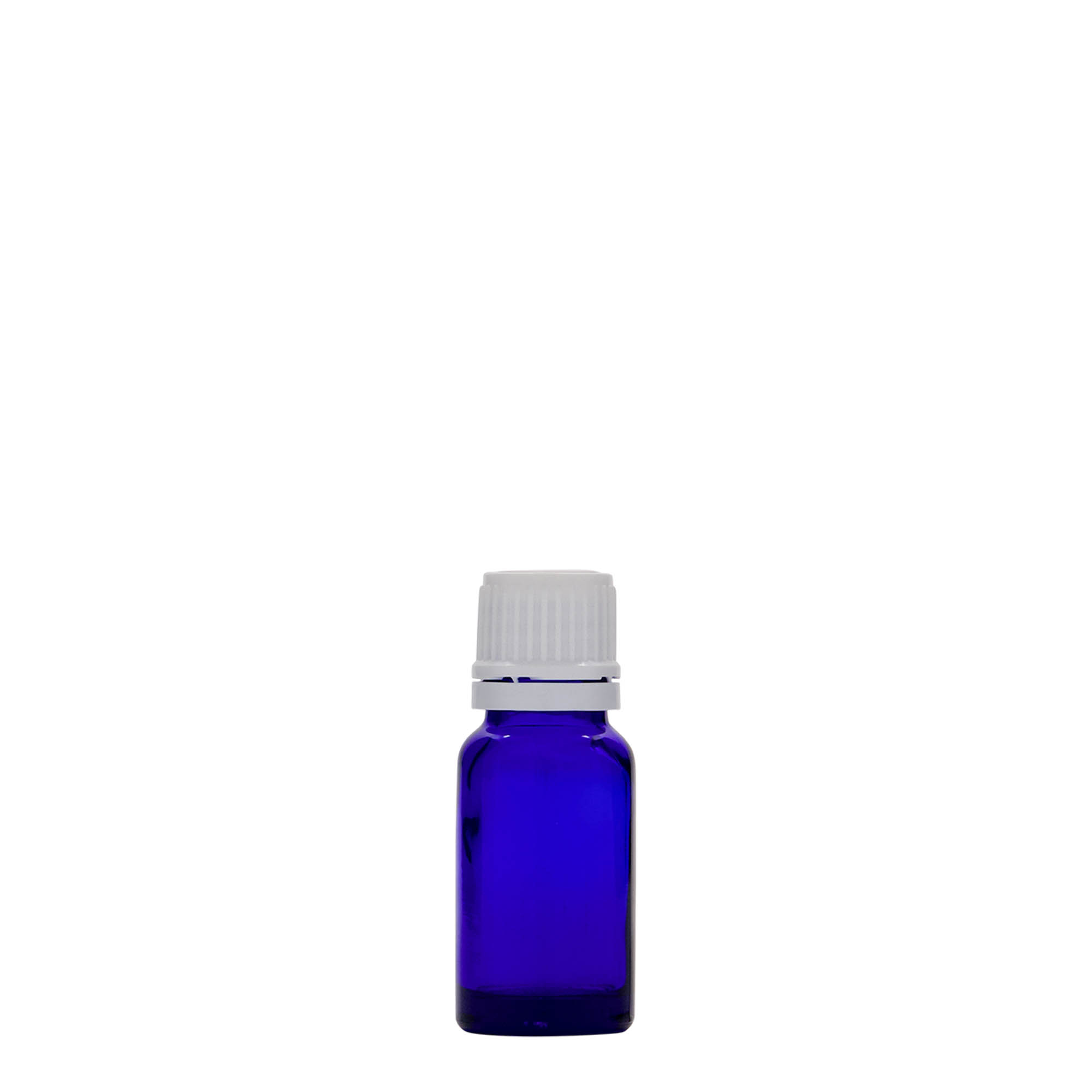 10 ml lääkeputkilo, lasia, kuninkaansininen, suuaukko: DIN 18