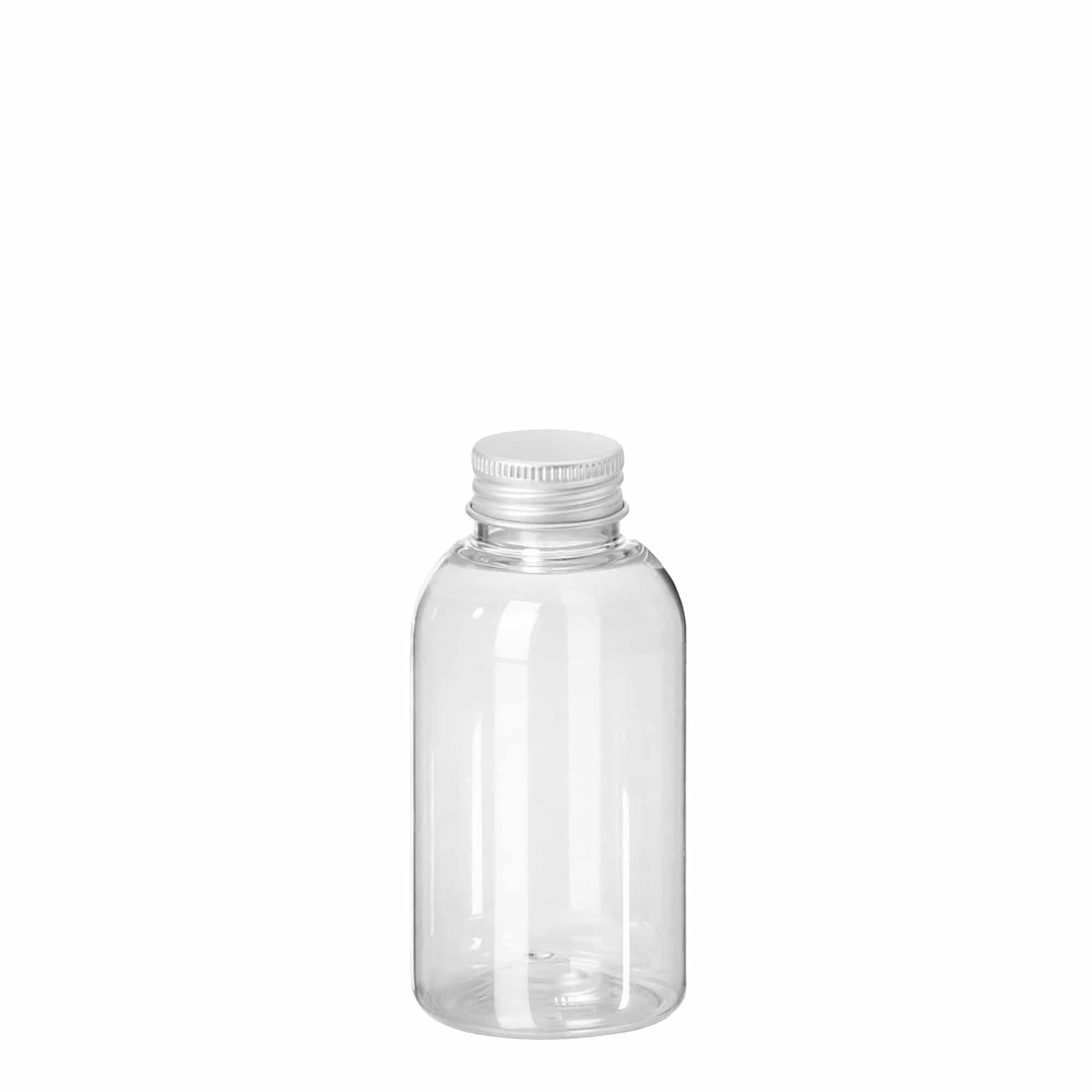 100 ml PET-pullo ”Boston”, muovia, suuaukko: 24/410