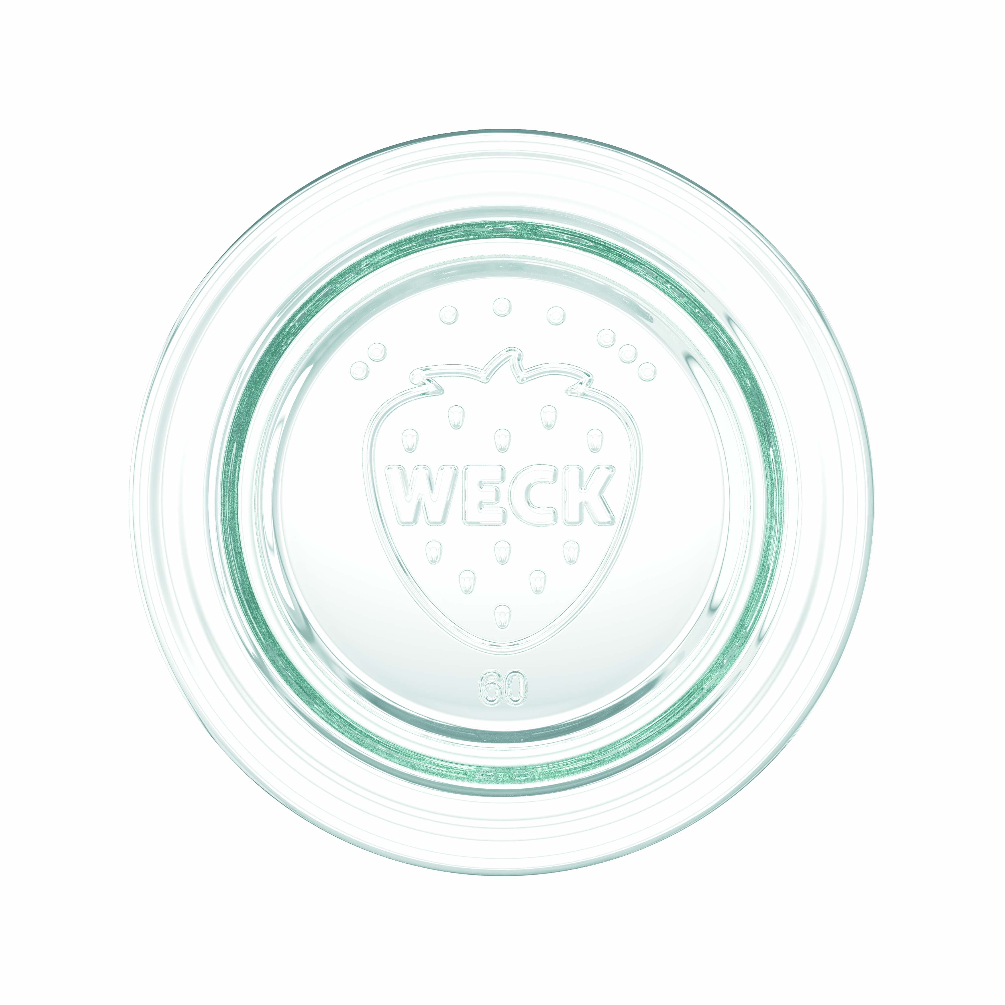 6x 1000 ml WECK-mehupullo lasikannella RR 60
