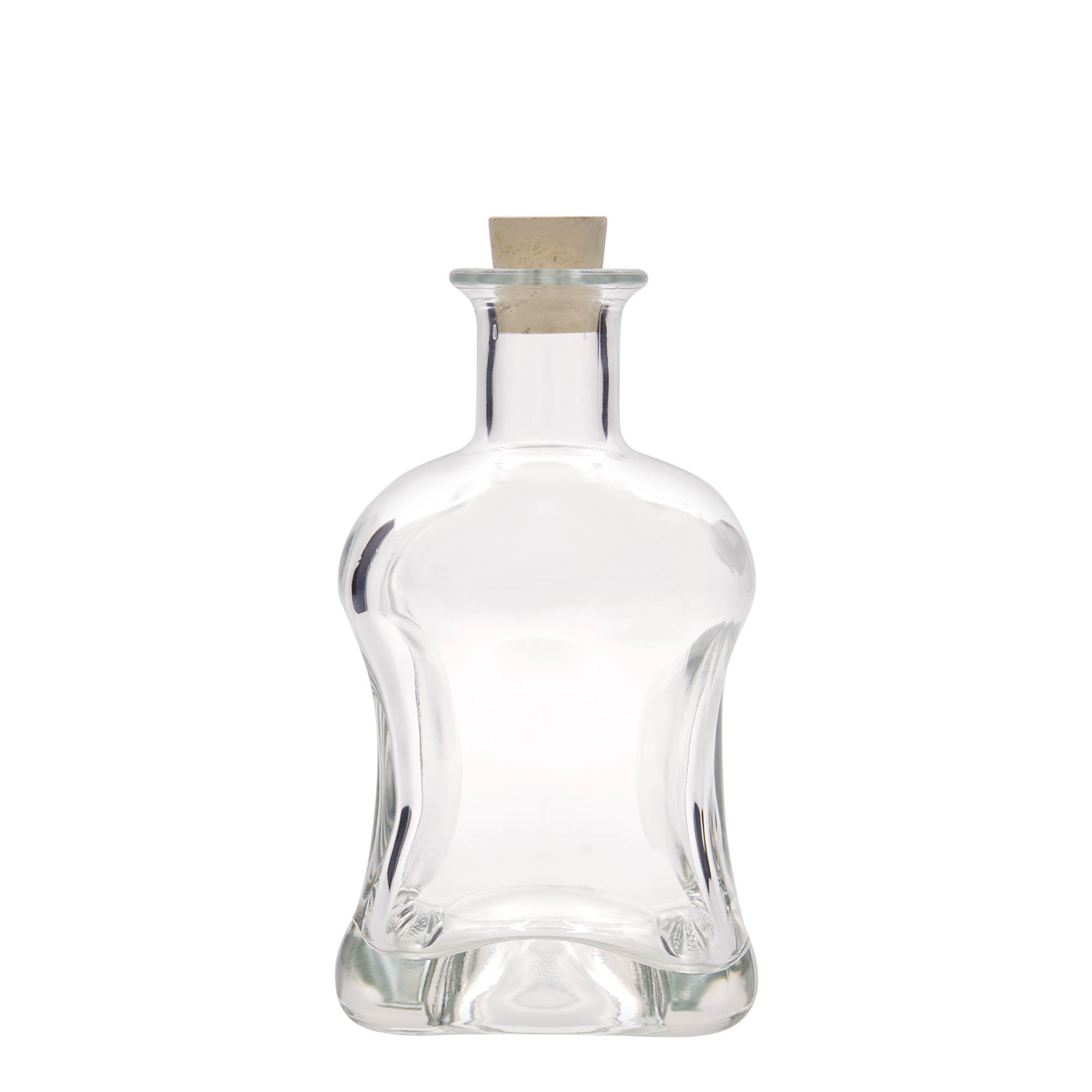 500 ml lasipullo 'Dublin', neliömäinen, suuaukko: korkki
