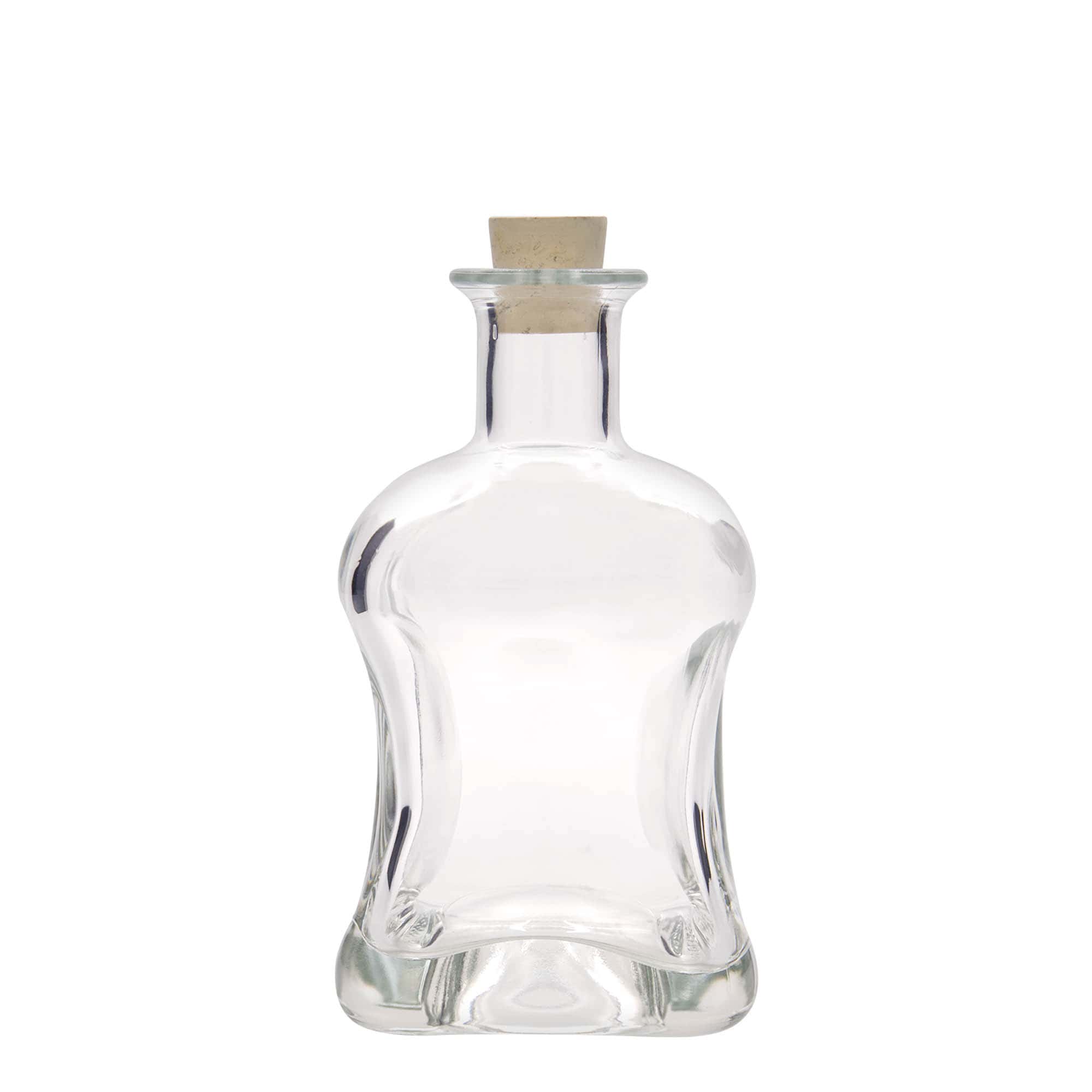 500 ml lasipullo 'Dublin', neliömäinen, suuaukko: korkki