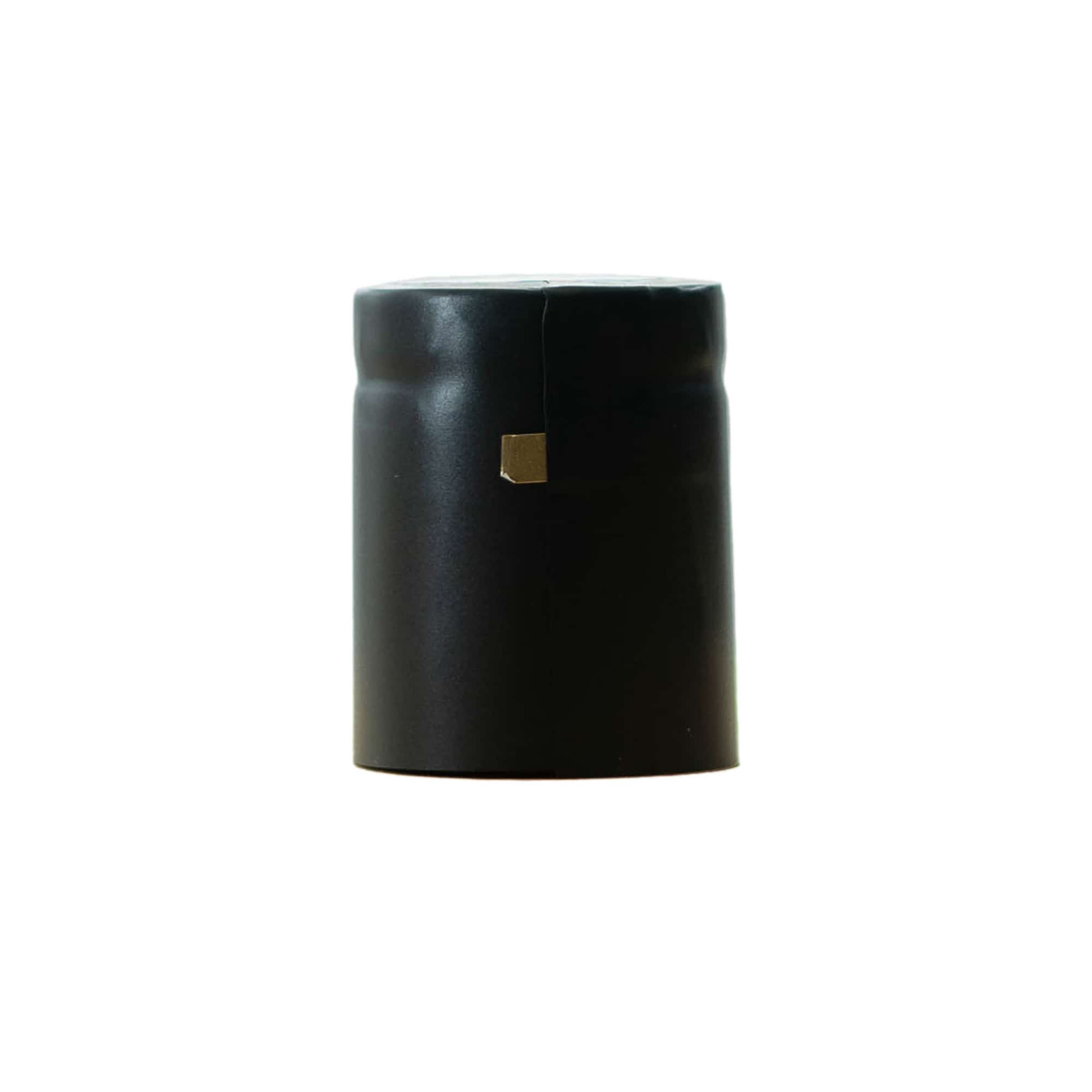 Kutistuskapseli 32x41, PVC-muovi, musta