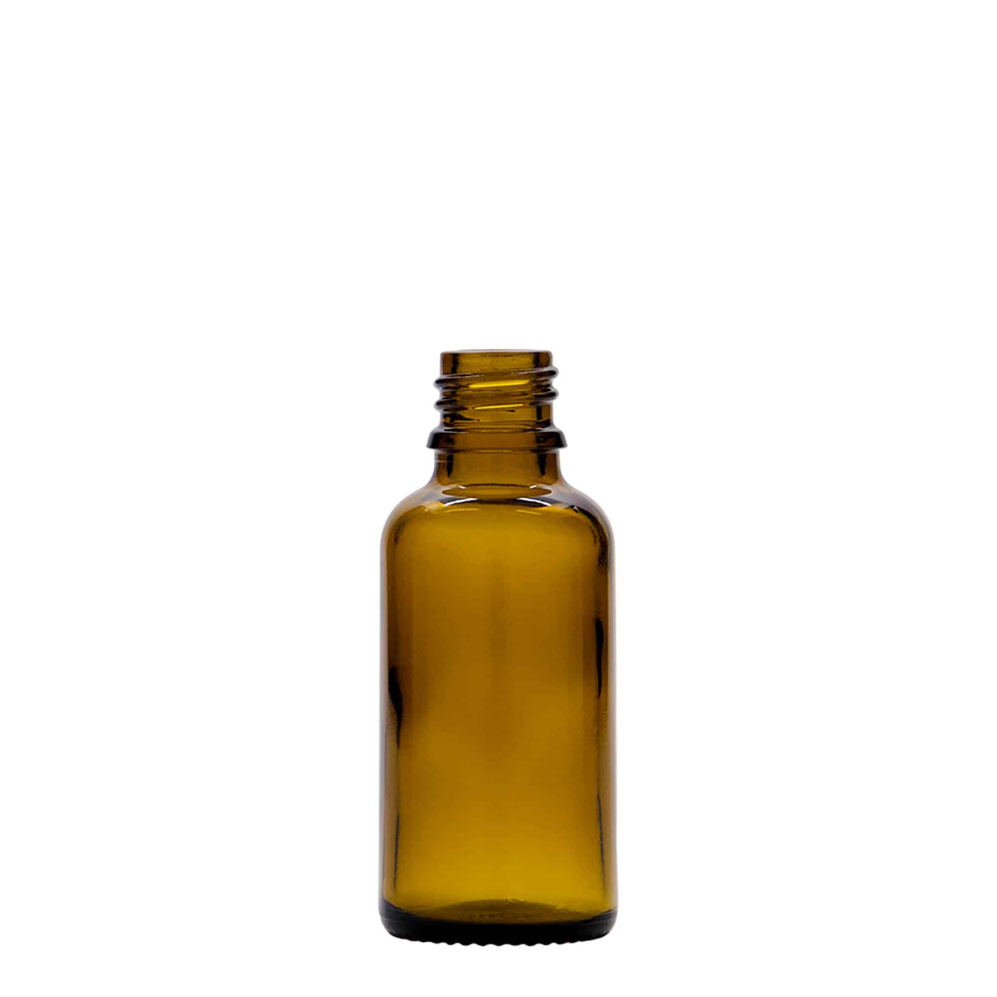 30 ml pipettipullo lääke, lasi, ruskea, suu: DIN 18 30 ml pipettipullo lääke, lasi, ruskea, suu: DIN 18