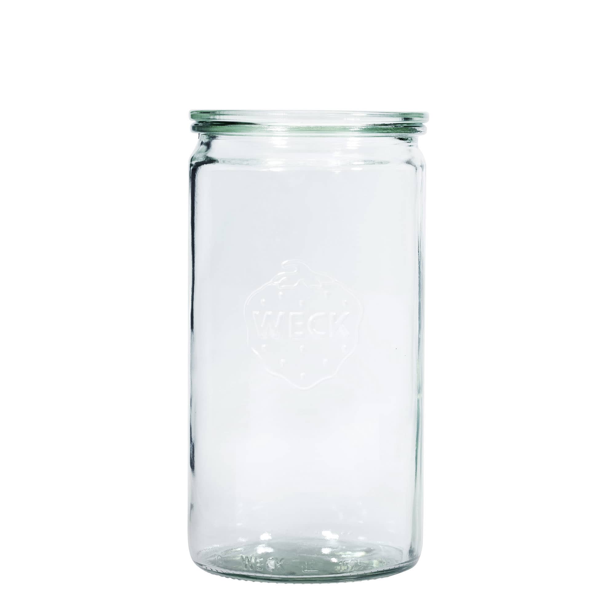 1,575 ml WECK-sylinterilasi, suuaukon reuna: pyöreä reuna