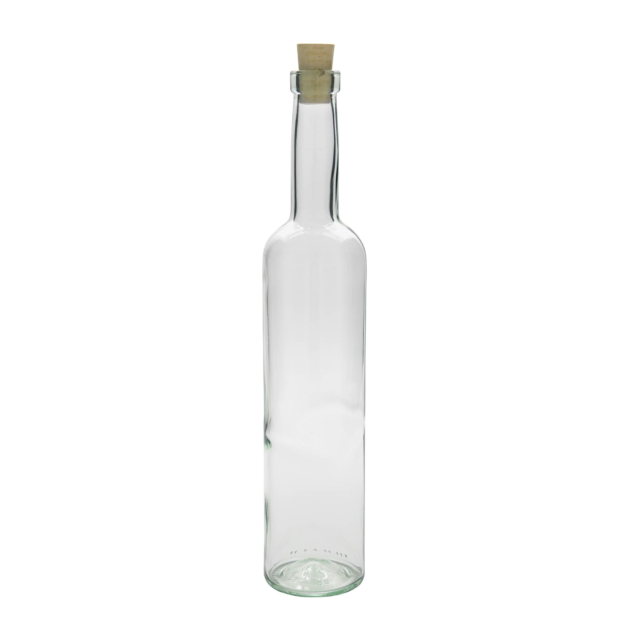 500 ml lasipullo 'Bordeaux', suuaukko: korkki