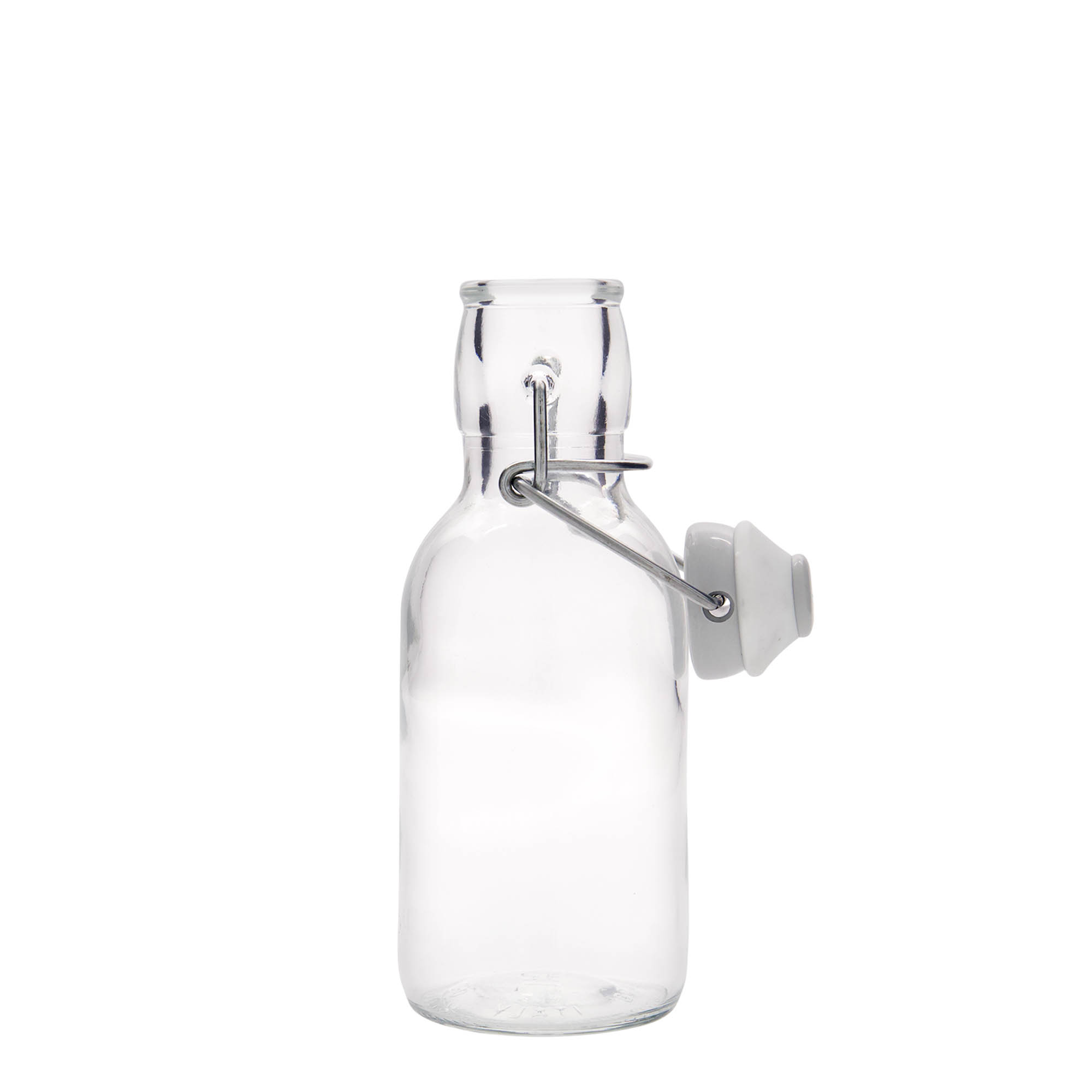 250 ml lasipullo 'Emilia', suuaukko: puristuskorkki