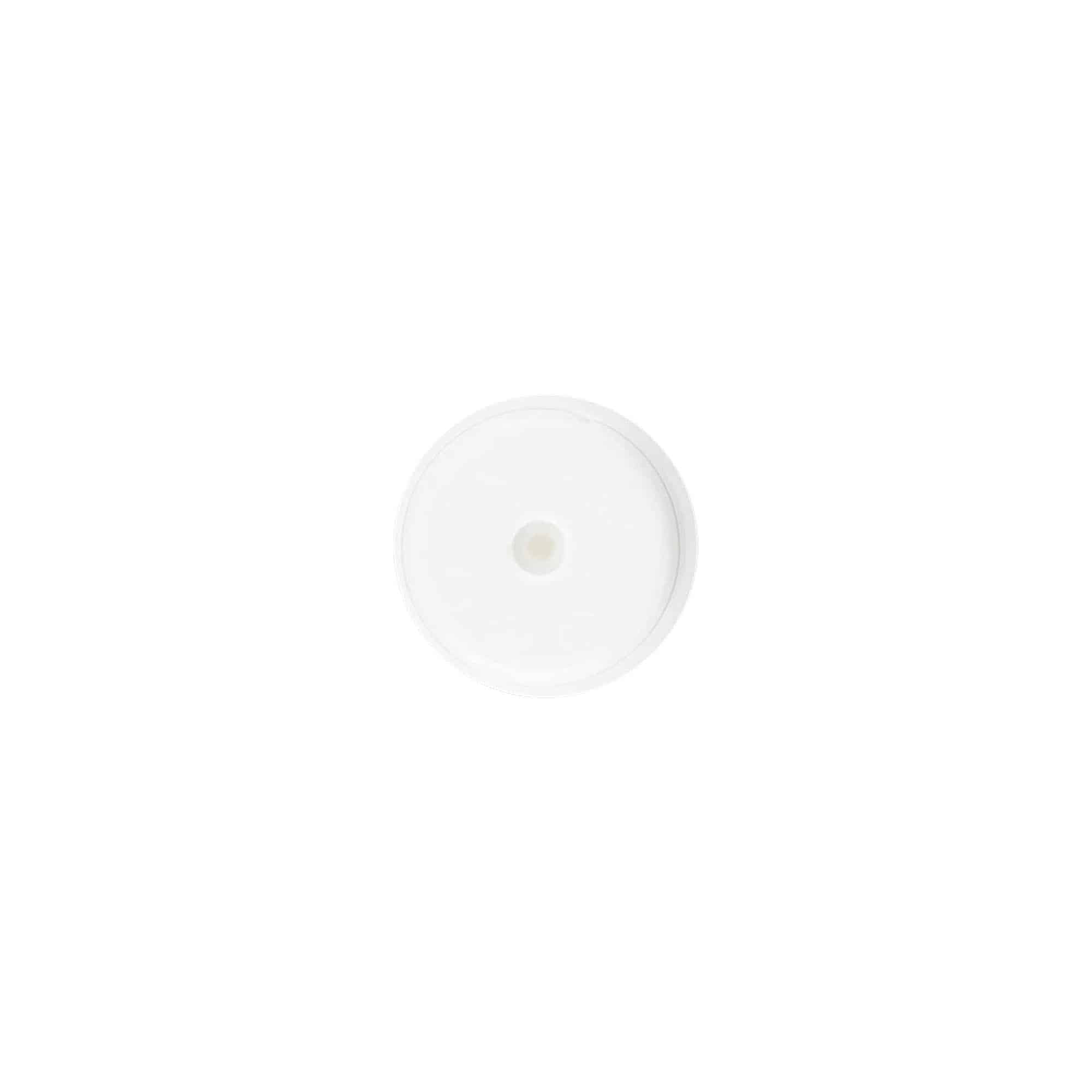 Airless-annostelupumppukoppa 'Nano', PP-muovi, valkoinen
