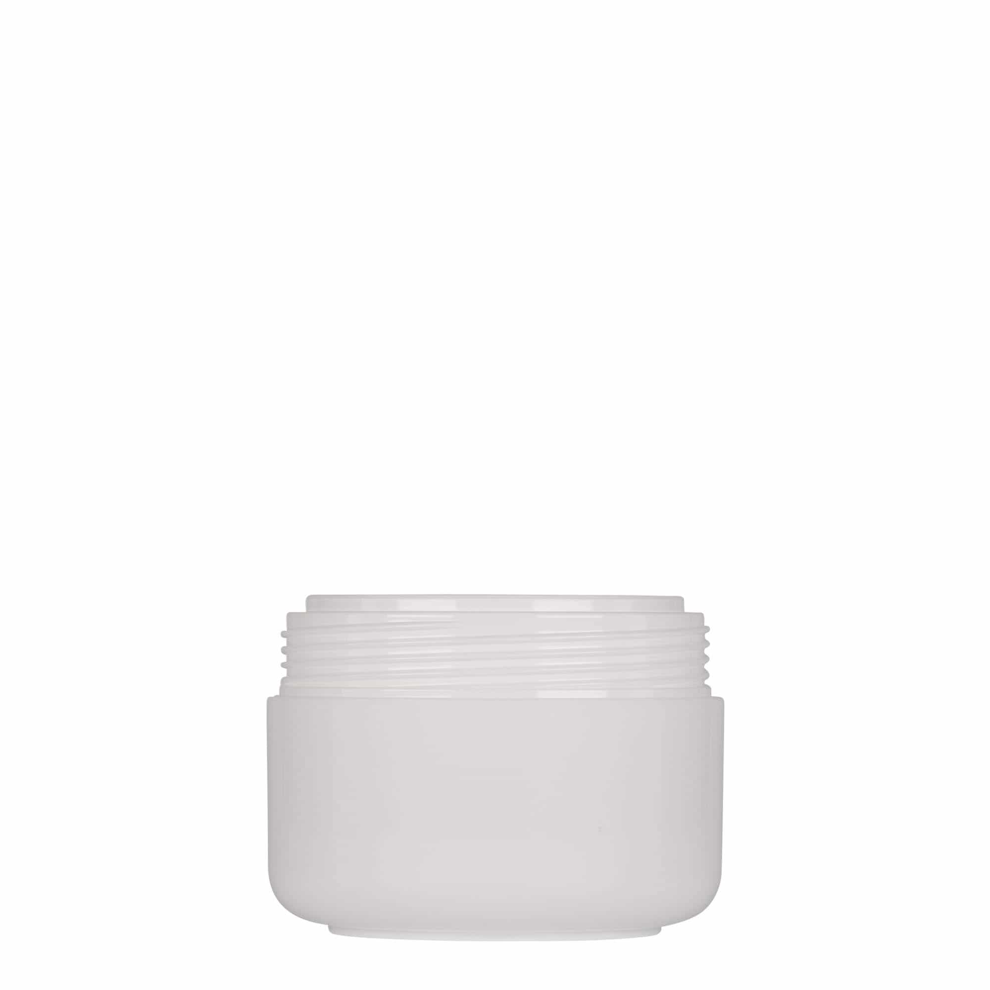 100 ml muovirasia 'Bianca', PP, valk., suu: Kierrekorkki 100 ml muovirasia 'Bianca', PP, valk., suu: Kierrekorkki