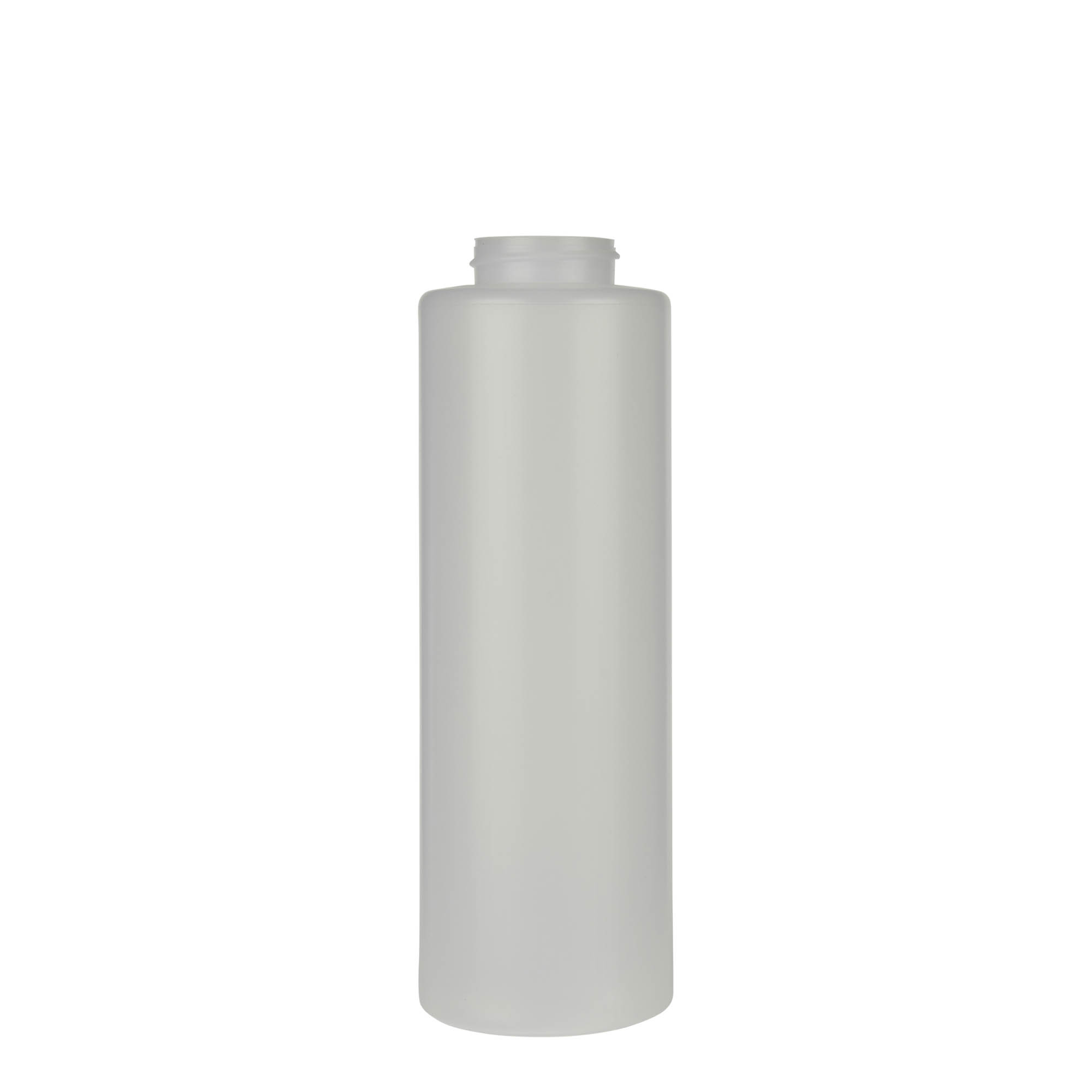 500 ml kastikepullo, LDPE-muovi, luonnollinen, suuaukon koko: 38/400