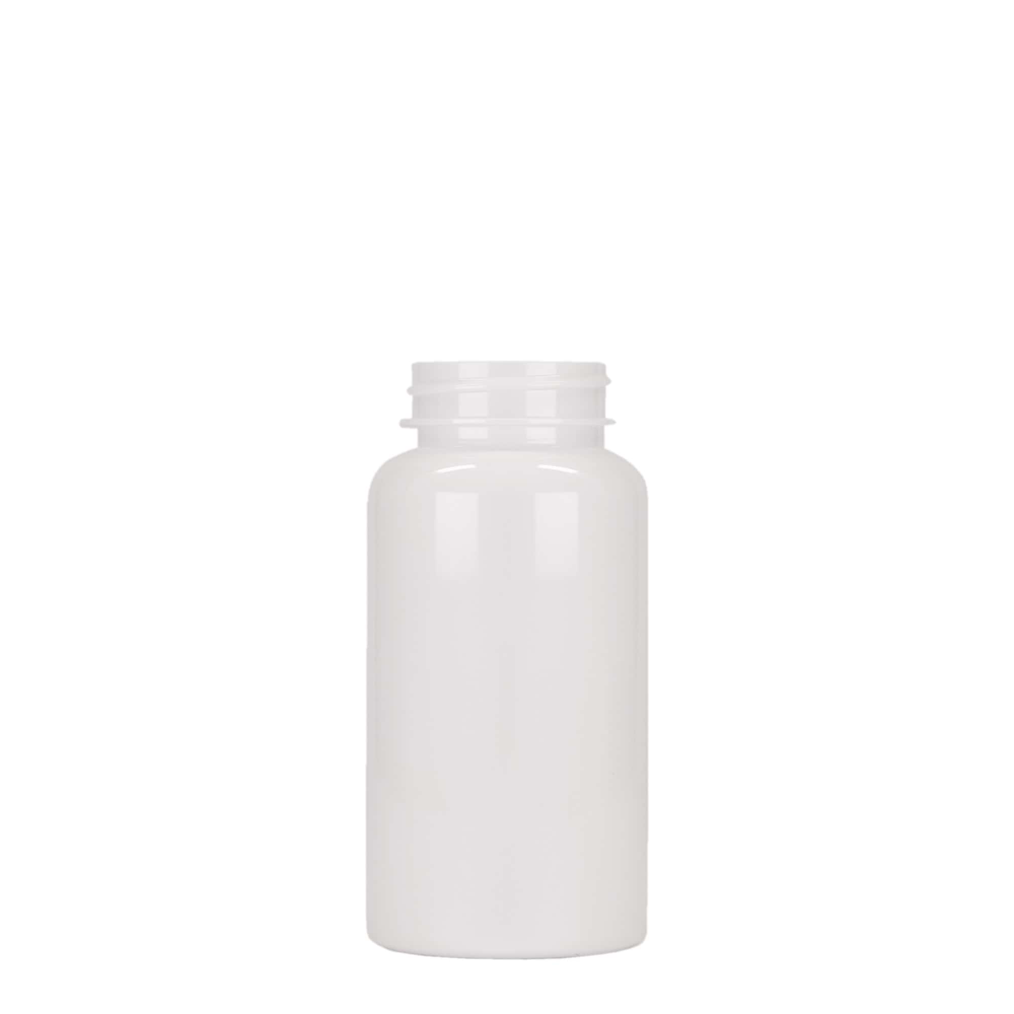 150 ml PET-pakkaus, muovia, valkoinen, suuaukko: 38/400