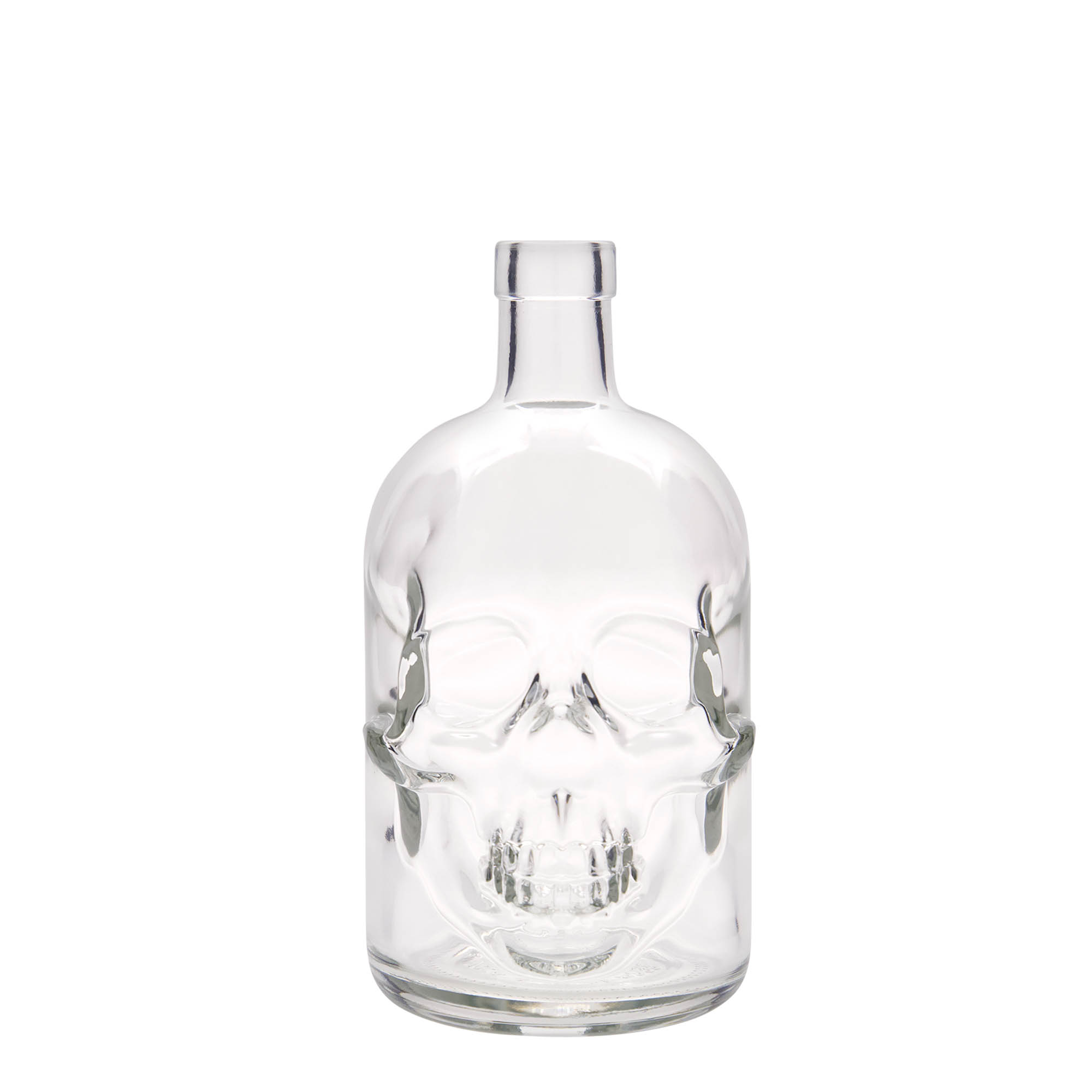 700 ml lasipullo ”Kuolonpää”, suuaukko: korkki