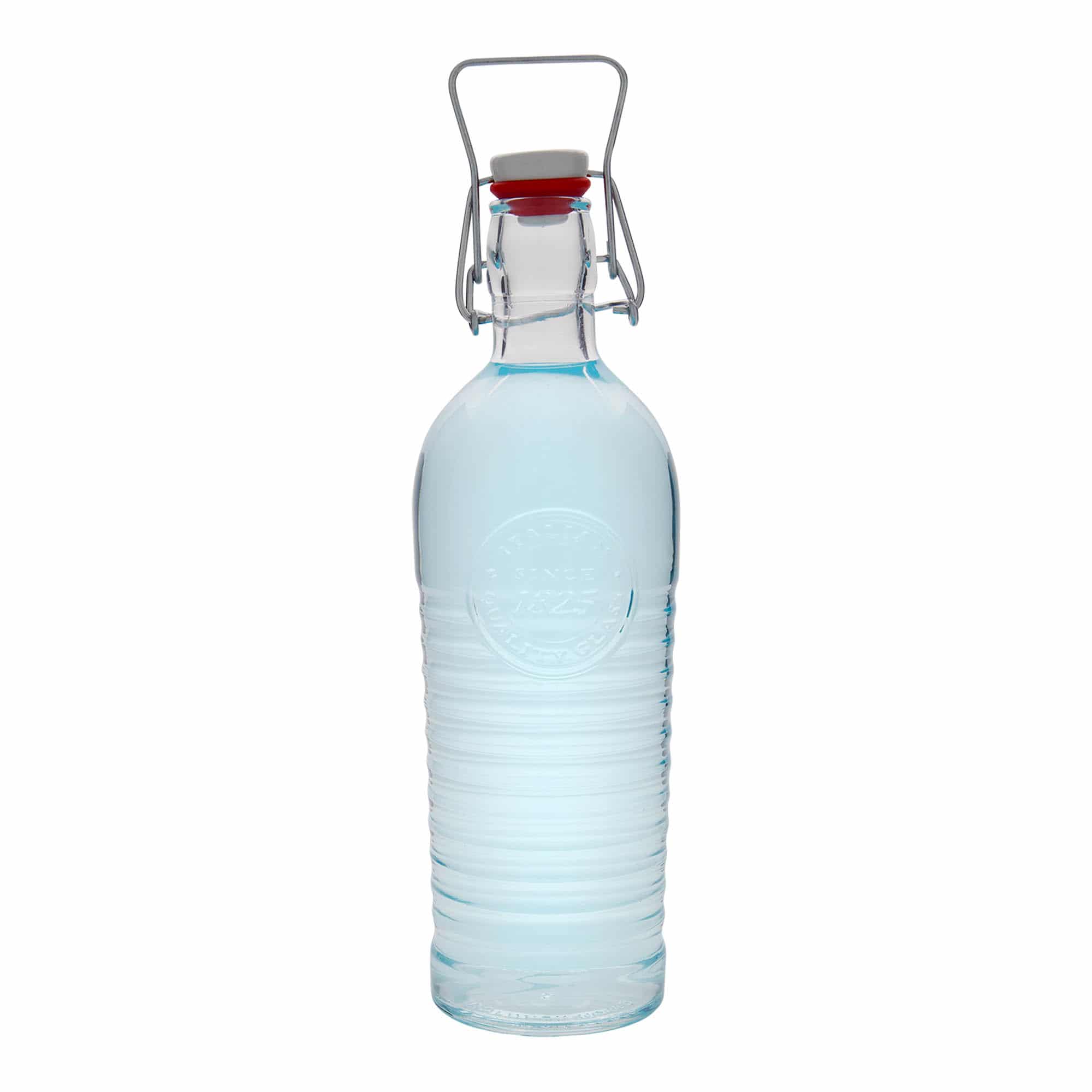 1200 ml lasipullo 'Officina 1825', suu: patenttikorkki