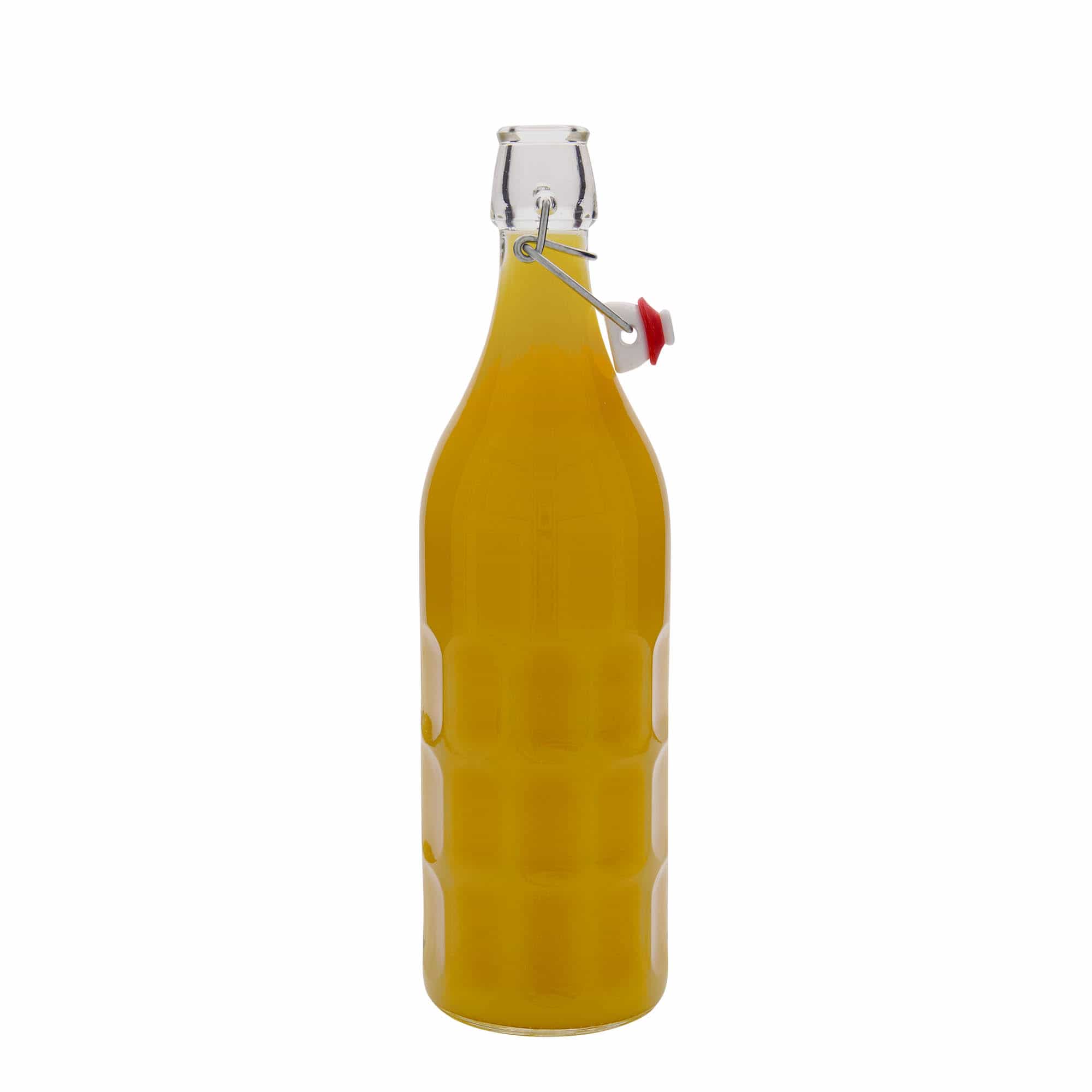 1000 ml lasipullo Moresca, suu: patenttikorkki