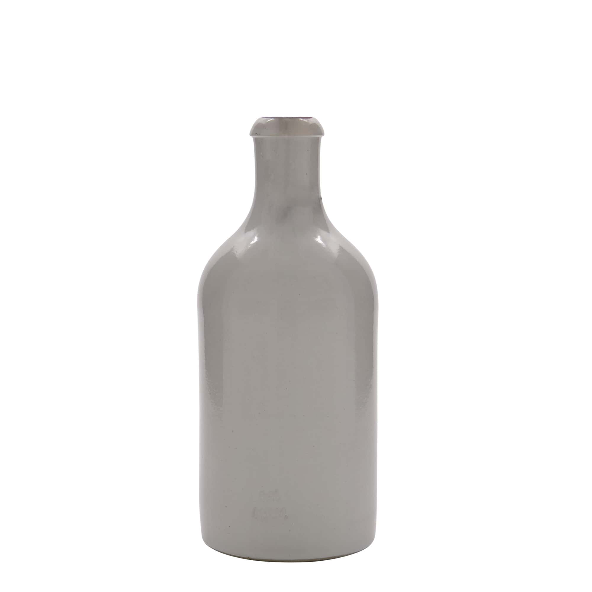 500 ml savituoppi, keraaminen, valk., suu: patenttikorkki 500 ml savituoppi, keraaminen, valk., suu: patenttikorkki