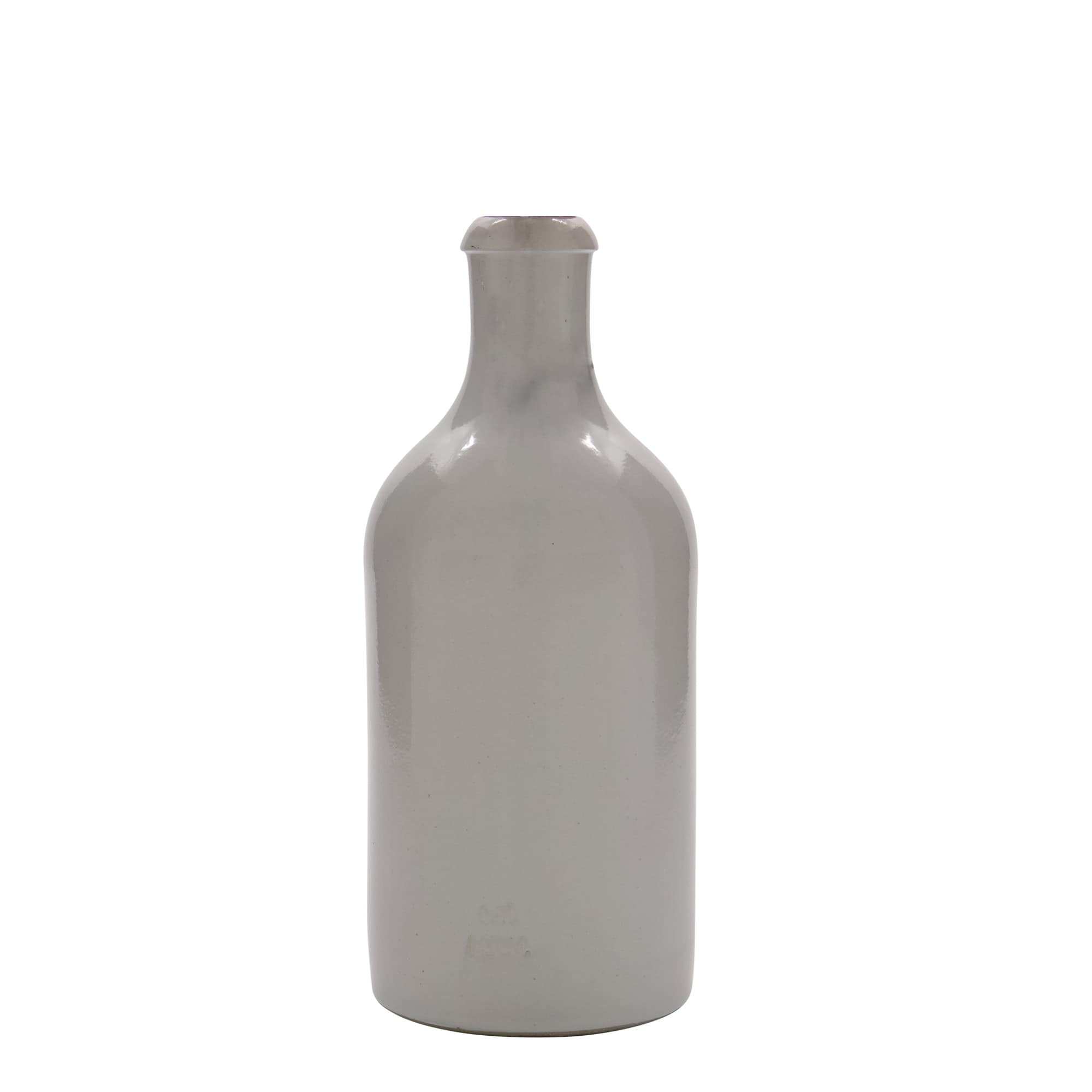 500 ml saviruukku, kivikeramiikka, valkoinen, suuaukko: puristuskorkki
