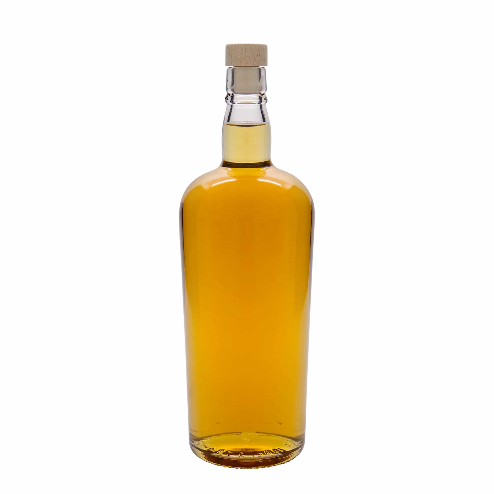 1000 ml lasipullo 'Edinburgh', suu: korkki