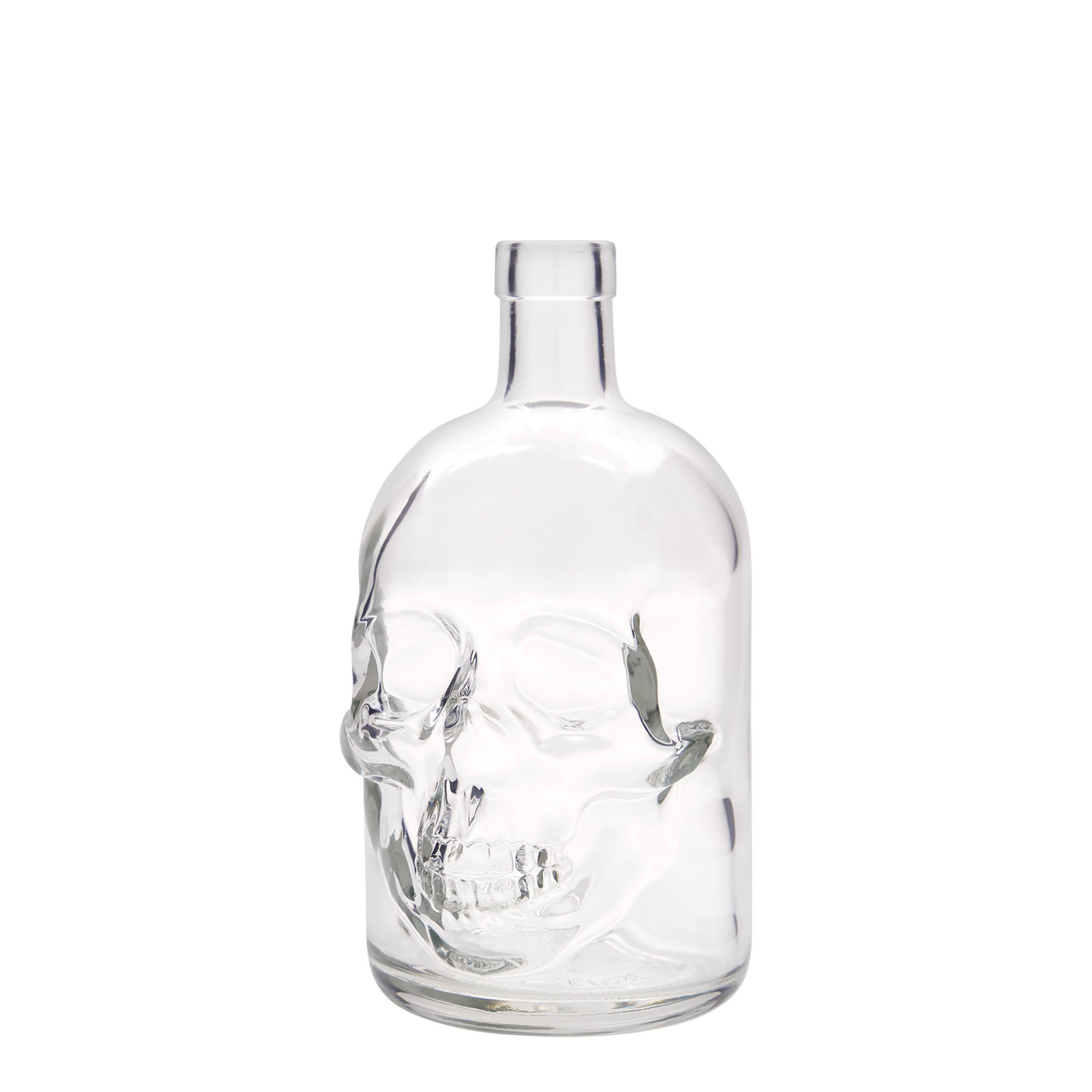 700 ml lasipullo ”Kuolonpää”, suuaukko: korkki