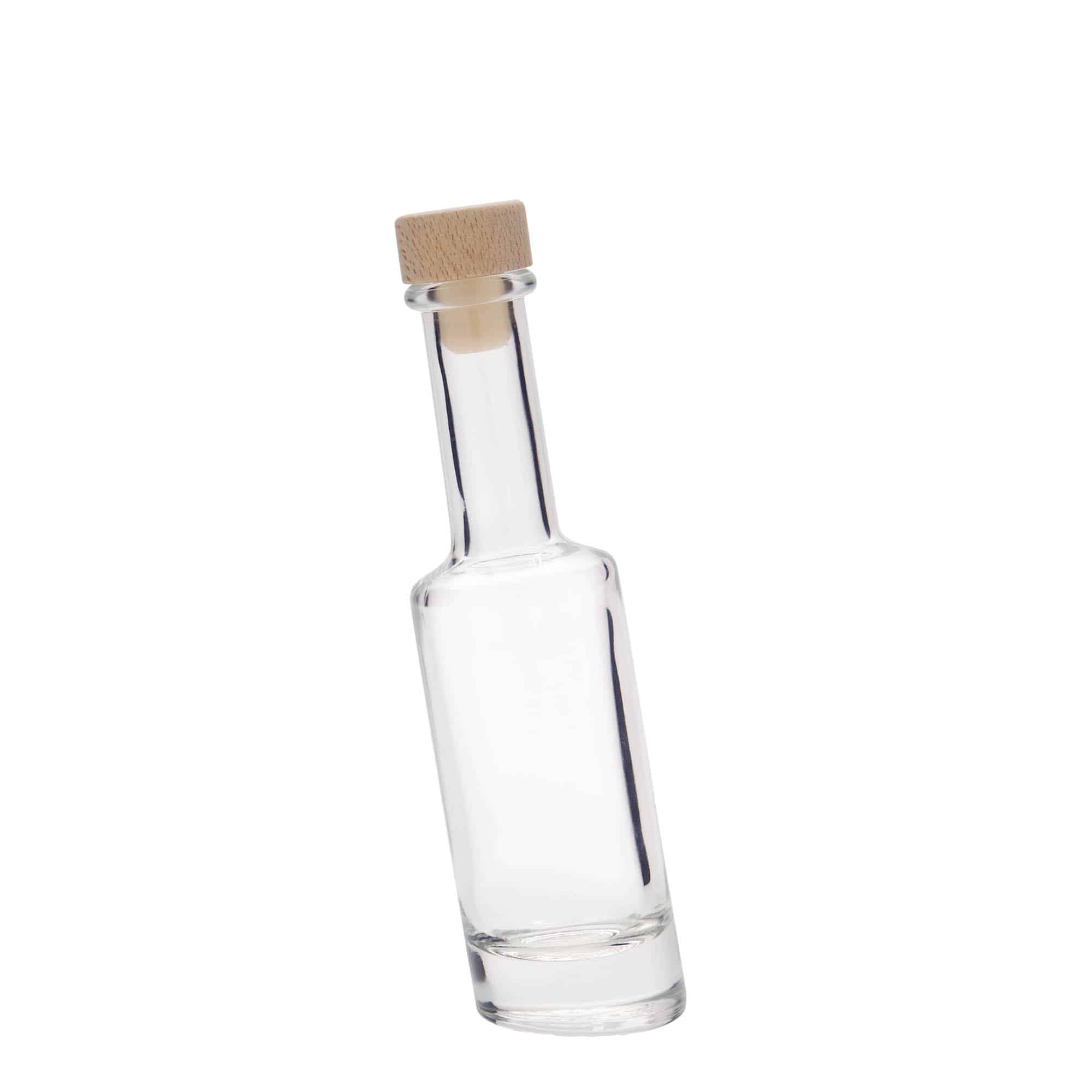 100 ml lasipullo 'Bounty', suuaukko: korkki