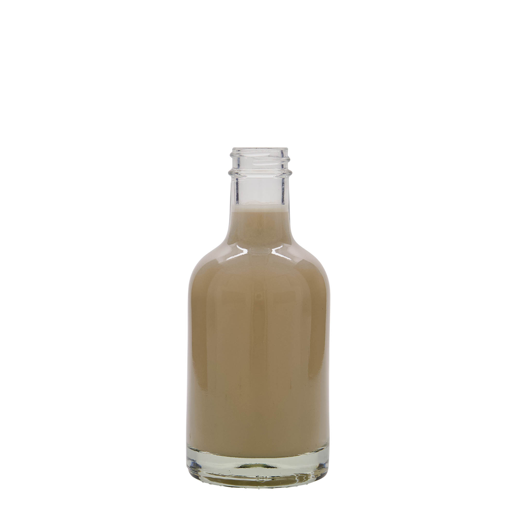 200 ml lasipullo 'First Class', suuaukko: GPI 28