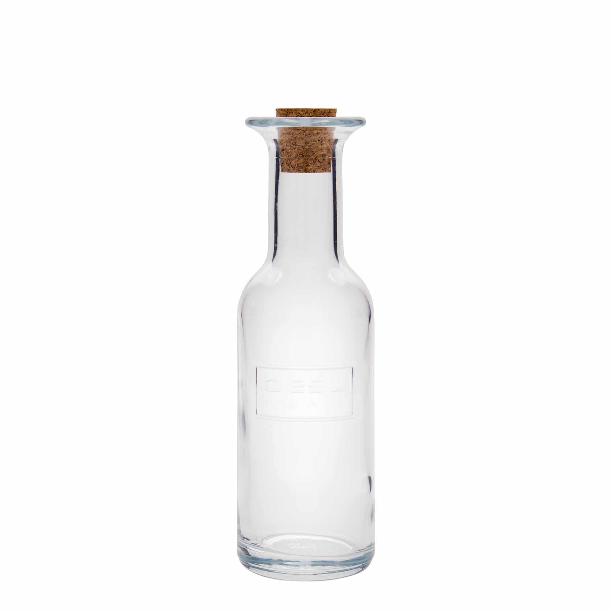 250 ml lasipullo ”Optima Fine Wine”, suuaukko: korkki