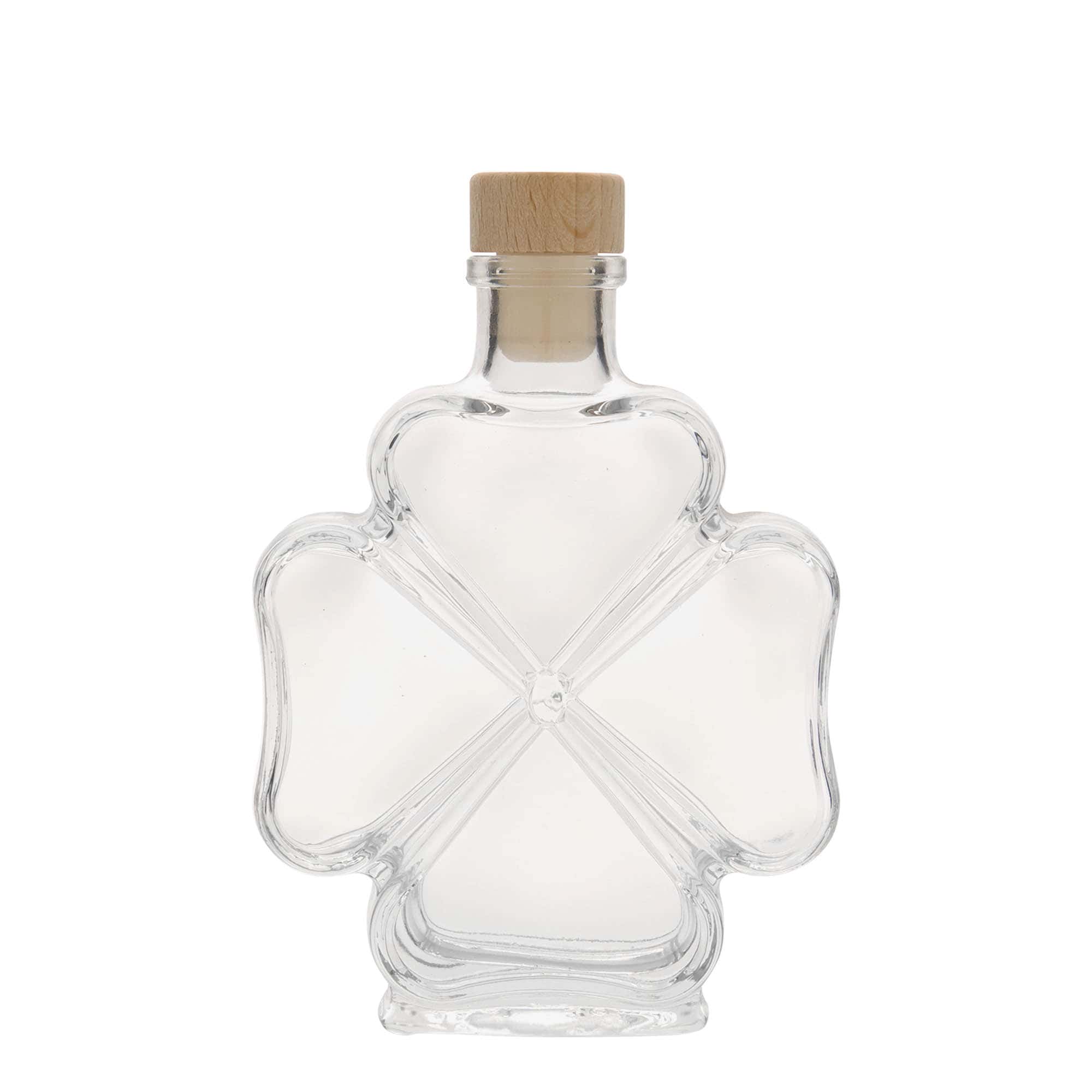 200 ml lasipullo 'Neliapila', suu: korkki