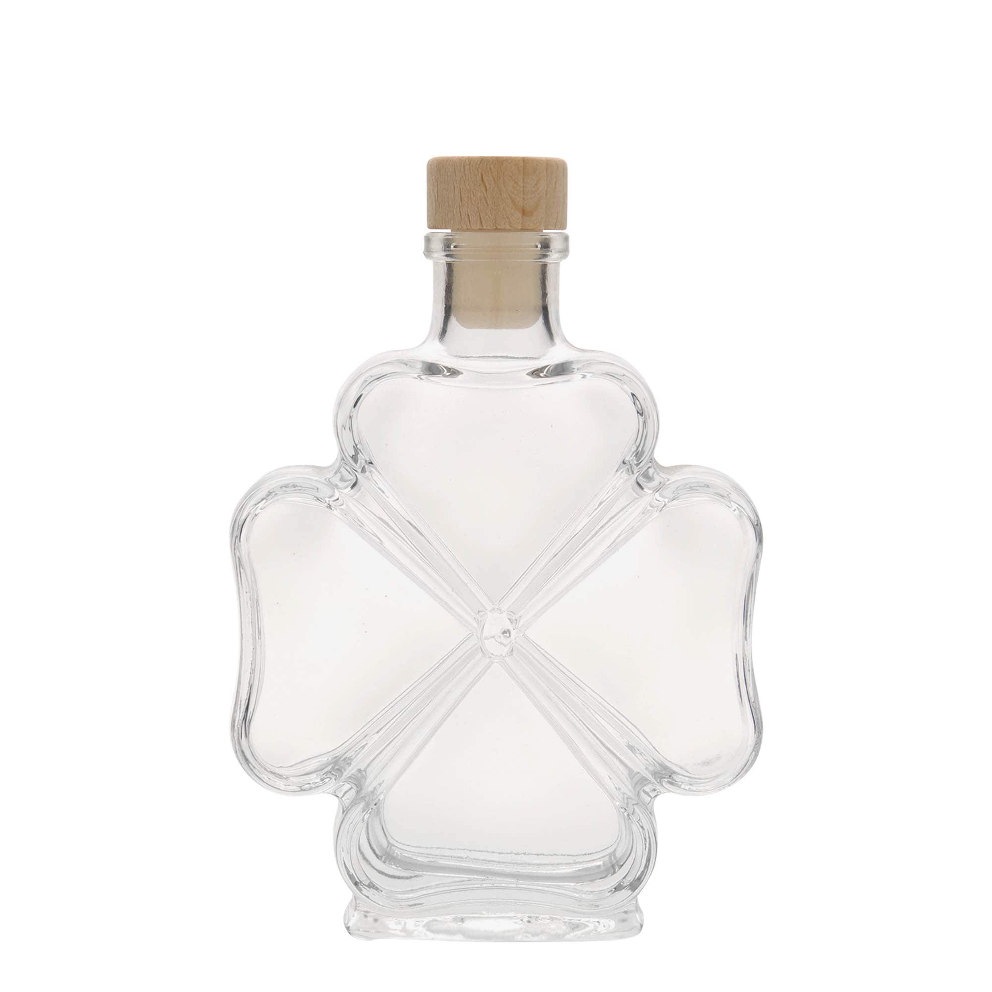 200 ml lasipullo 'Apilalehti', suuaukko: korkki