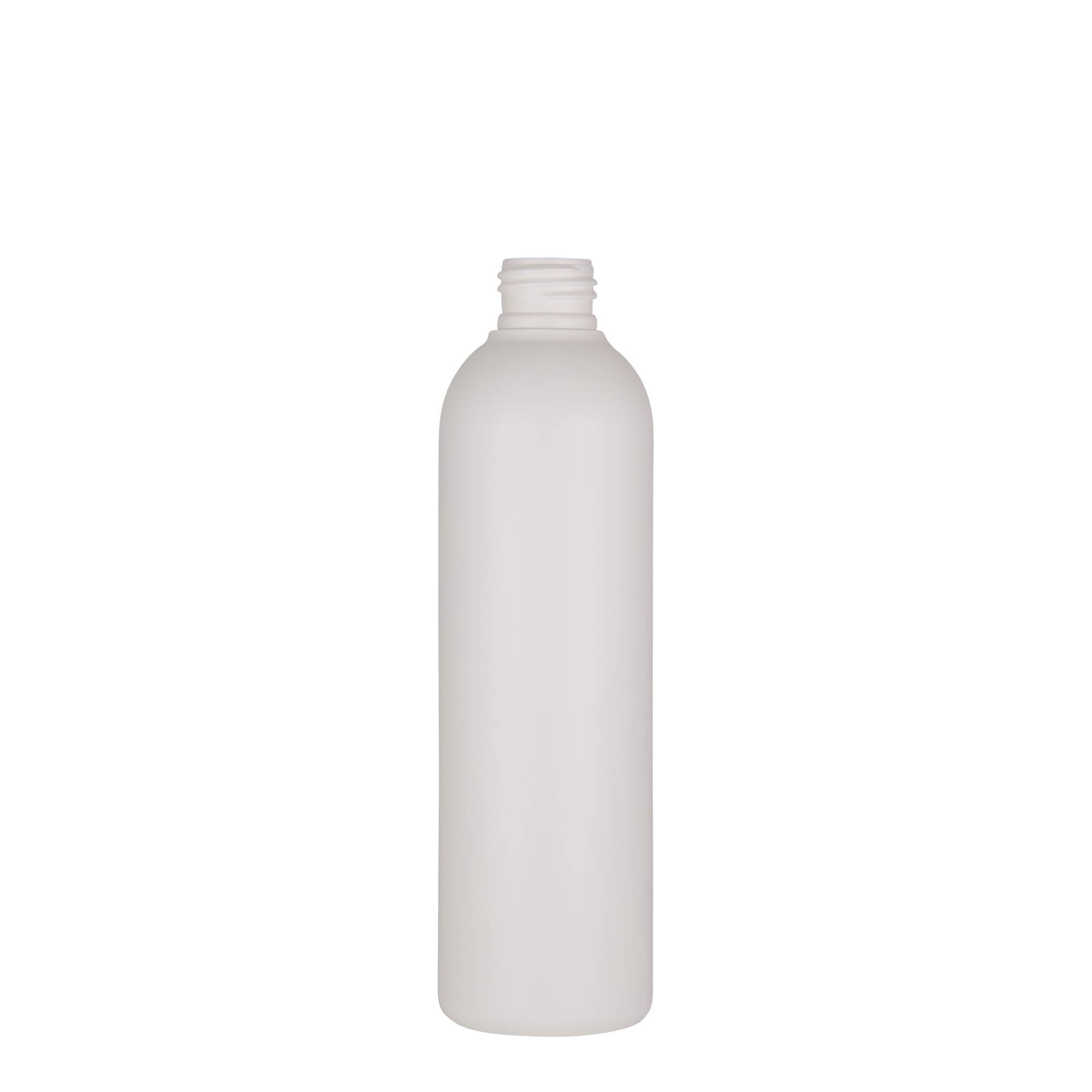 250 ml muovipullo ”Tuffy”, HDPE, valkoinen, suuaukko: 24/410