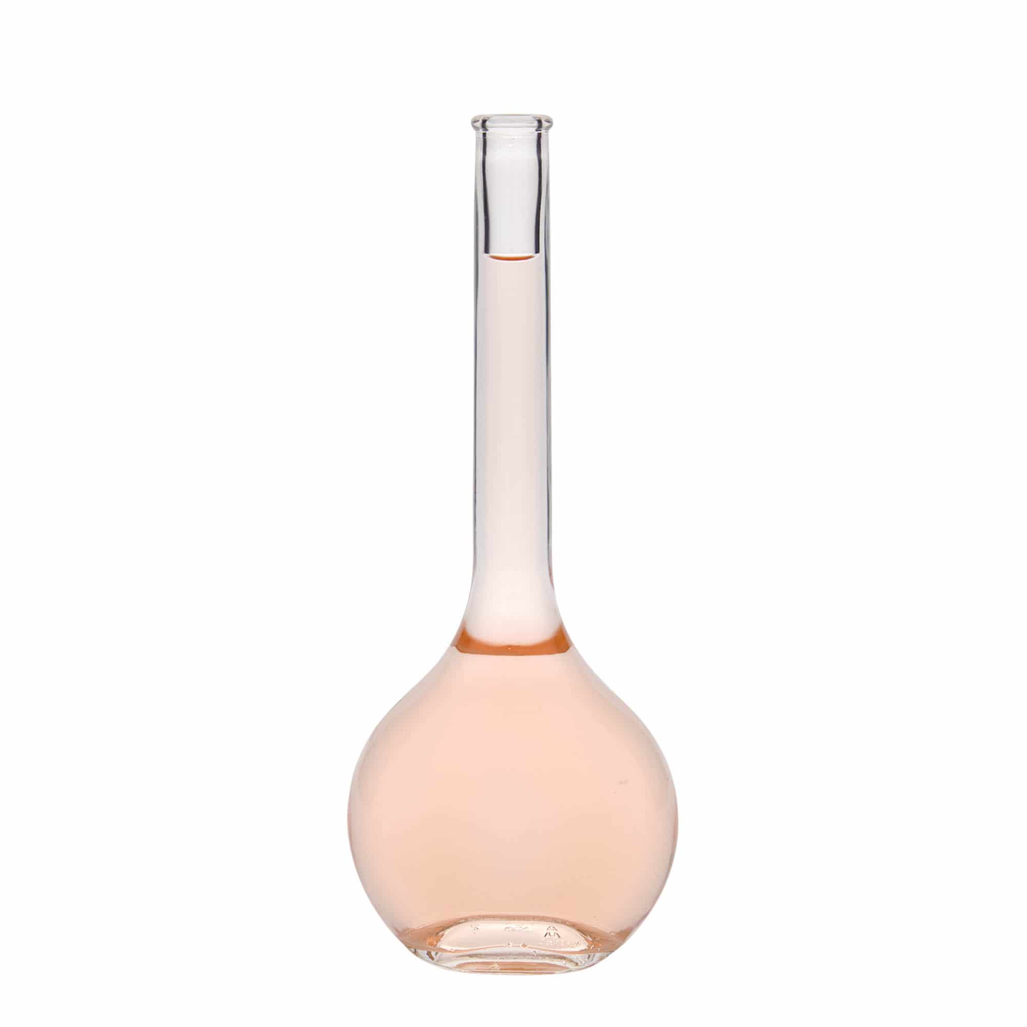 500 ml lasipullo 'Contessa', ovaali, suuaukko: korkki