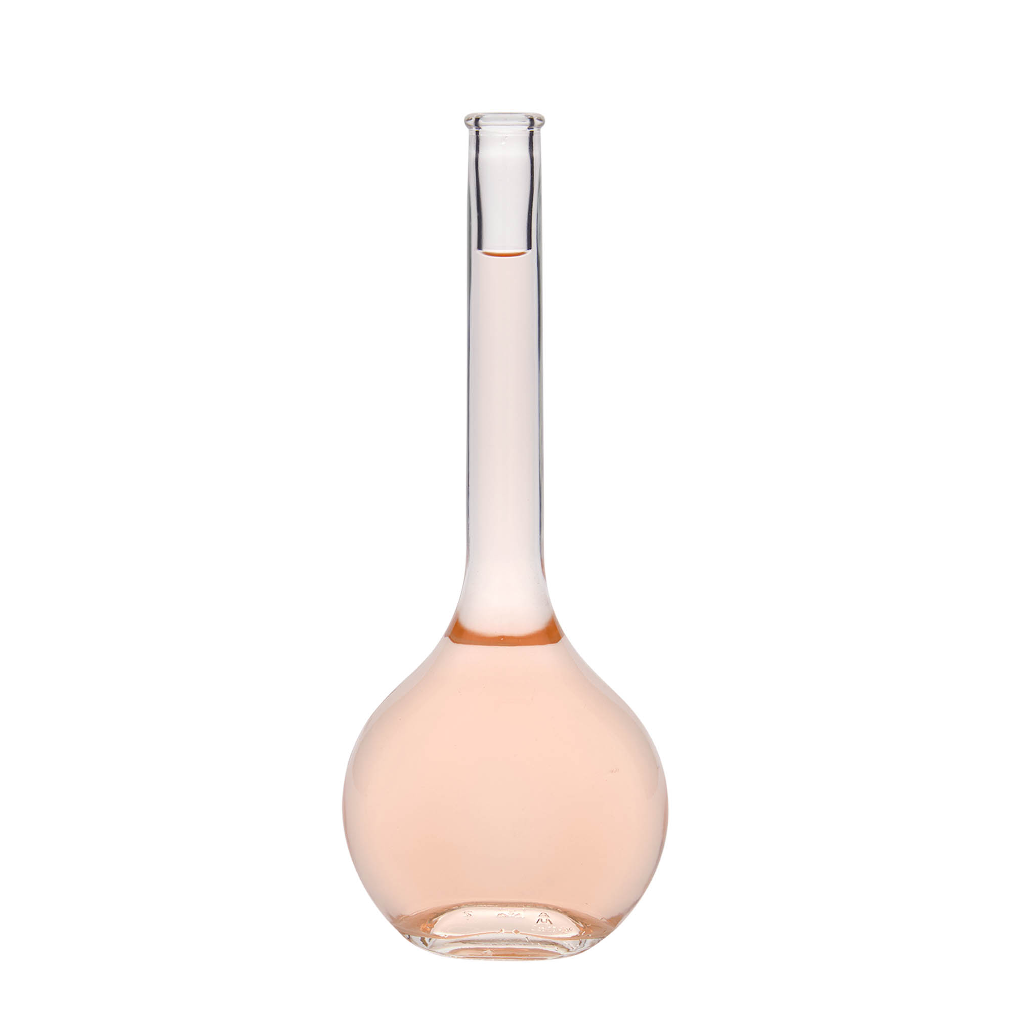 500 ml lasipullo 'Contessa', ovaali, suuaukko: korkki