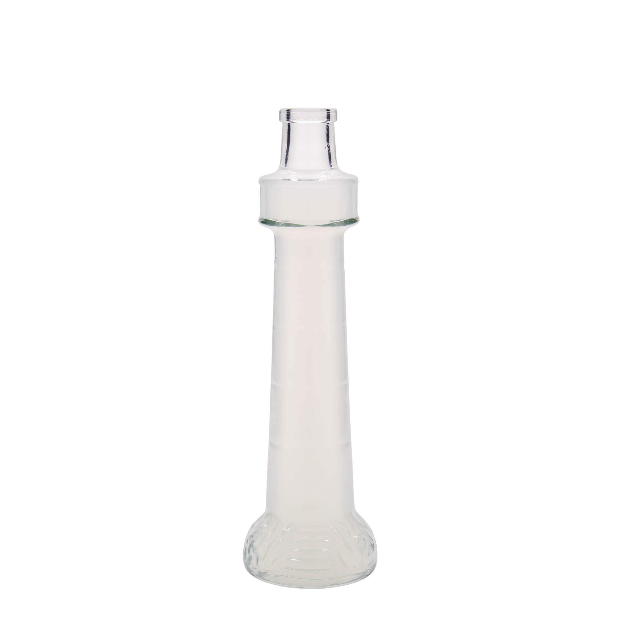 200 ml lasipullo 'Leuchtturm', suuaukko: korkki