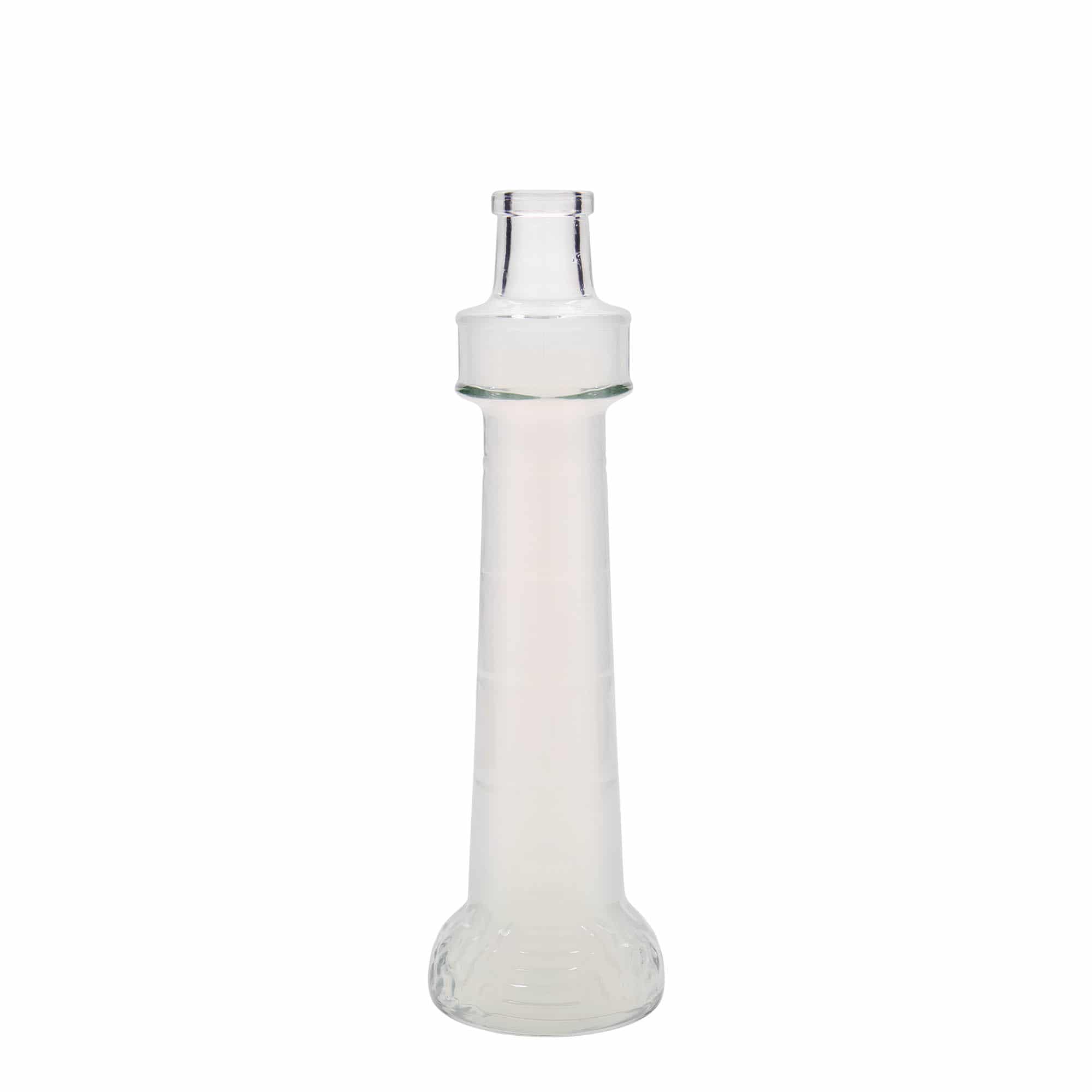 200 ml lasipullo 'Leuchtturm', suuaukko: korkki