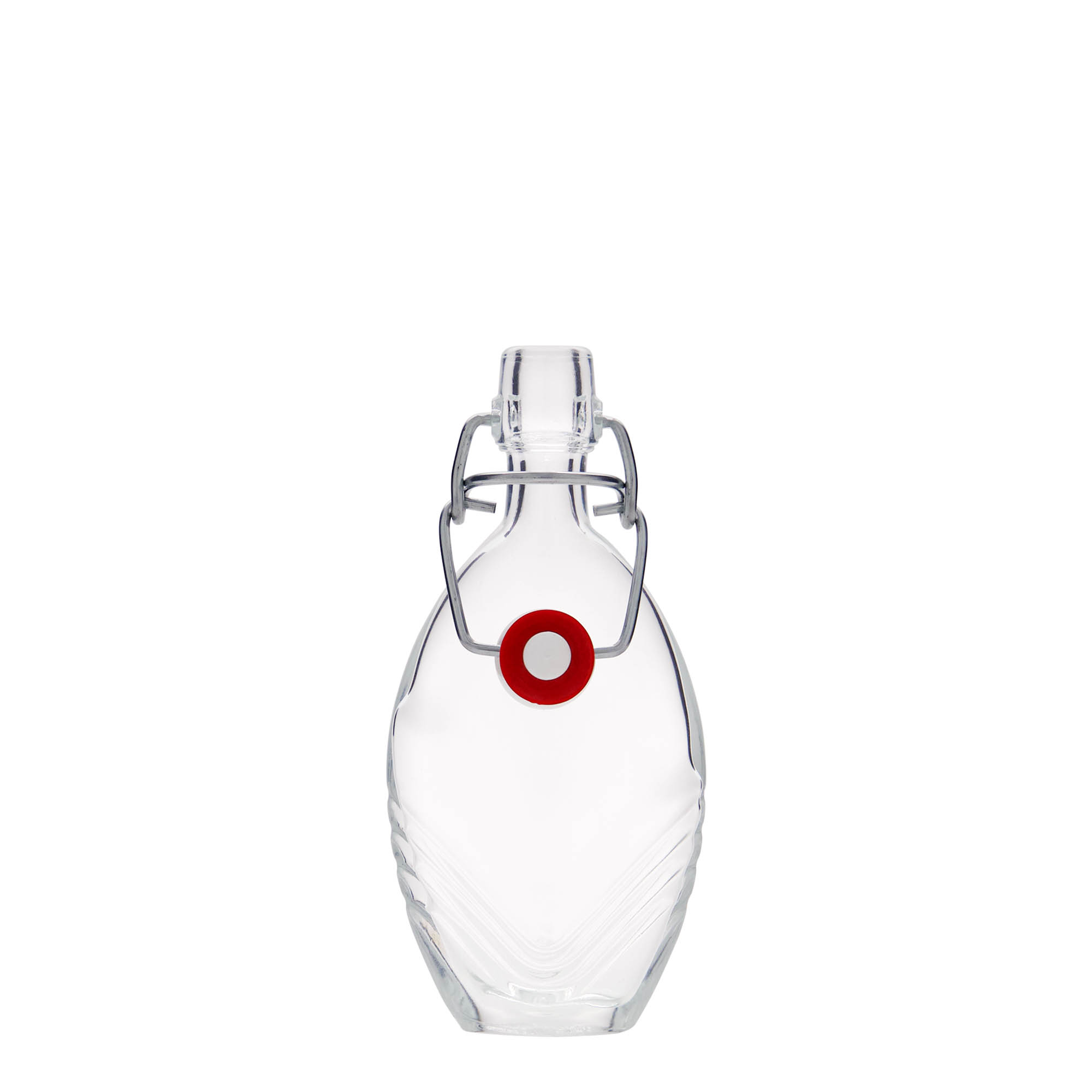 40 ml lasipullo ”Florence”, ovaali, suuaukko: peltisuljin