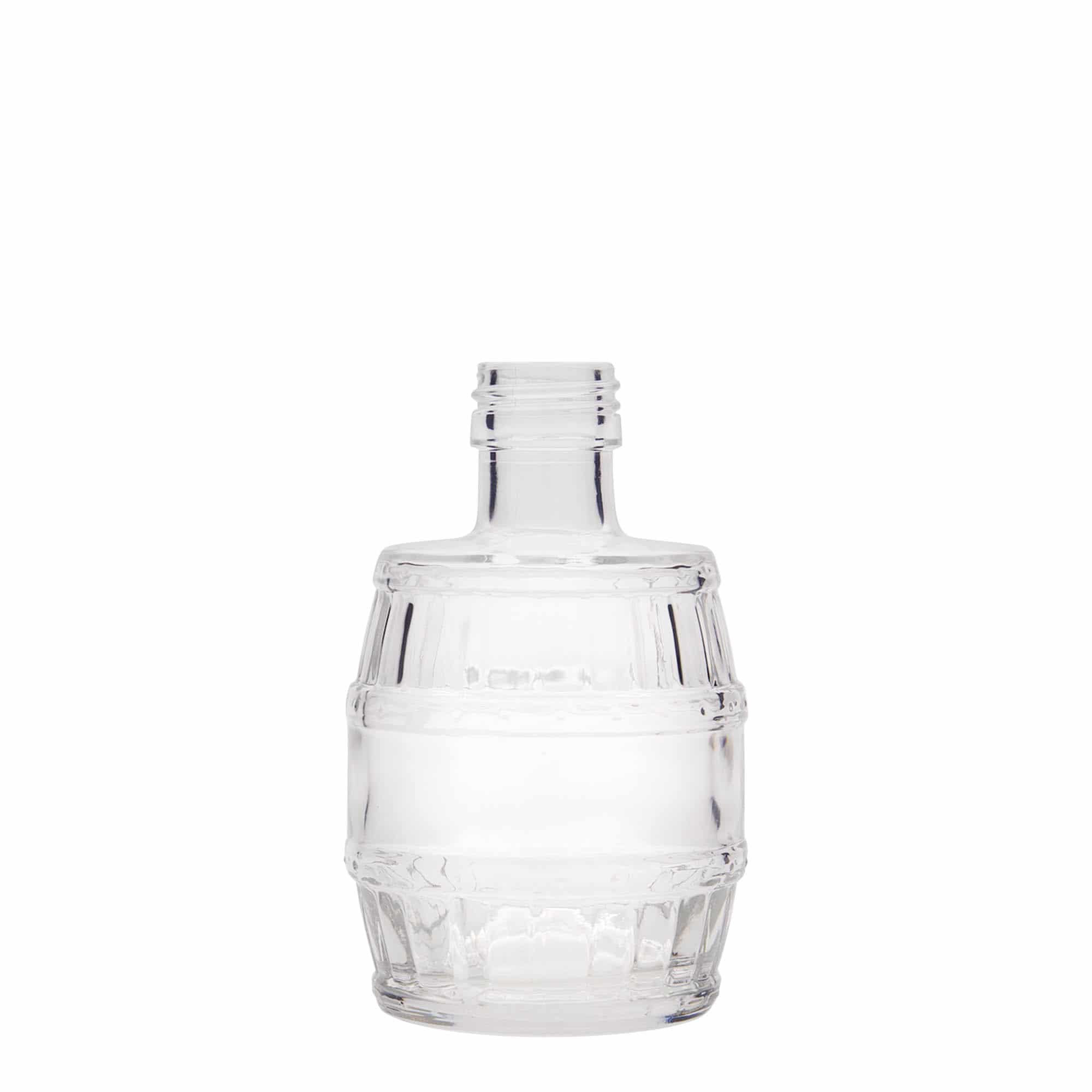 200 ml lasipullo 'Tynnyri', suu: PP 28 200 ml lasipullo 'Tynnyri', suu: PP 28