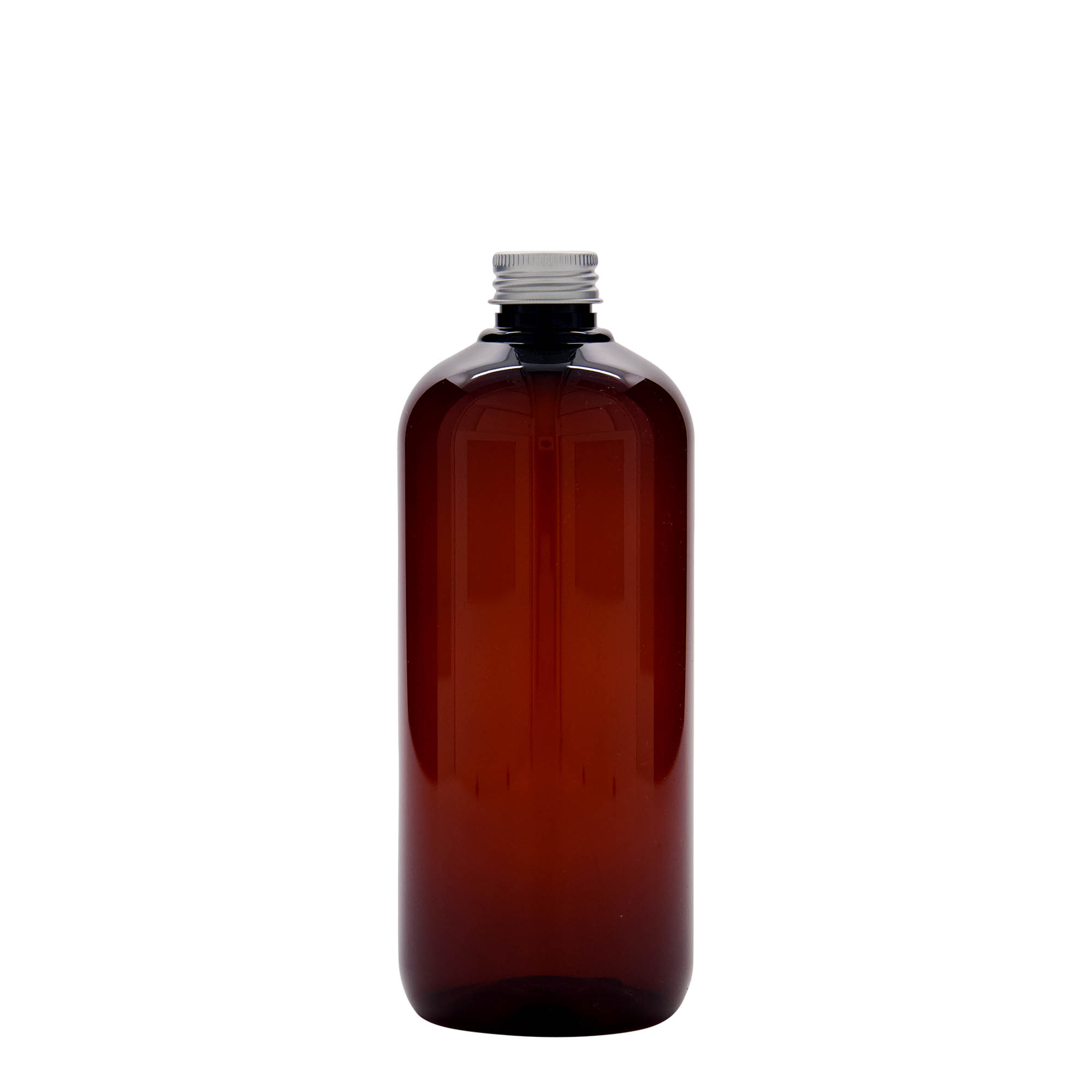 500 ml kierrätysmuovipullo 'Victor's Best', PCR, ruskea, suuaukko: 24/410