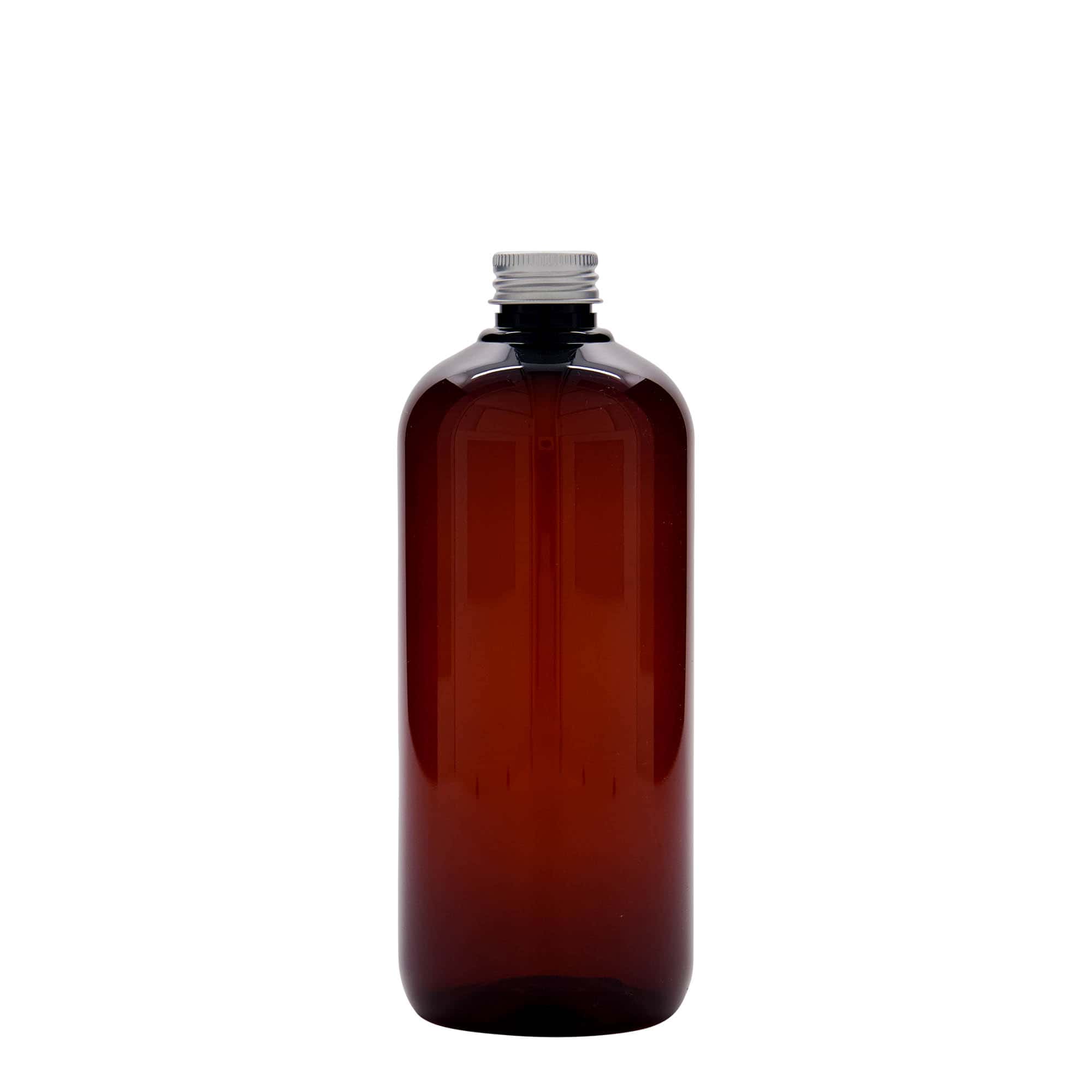 500 ml kierrätysmuovipullo ”Victor's Best”, PCR, ruskea, suuaukko: 24/410