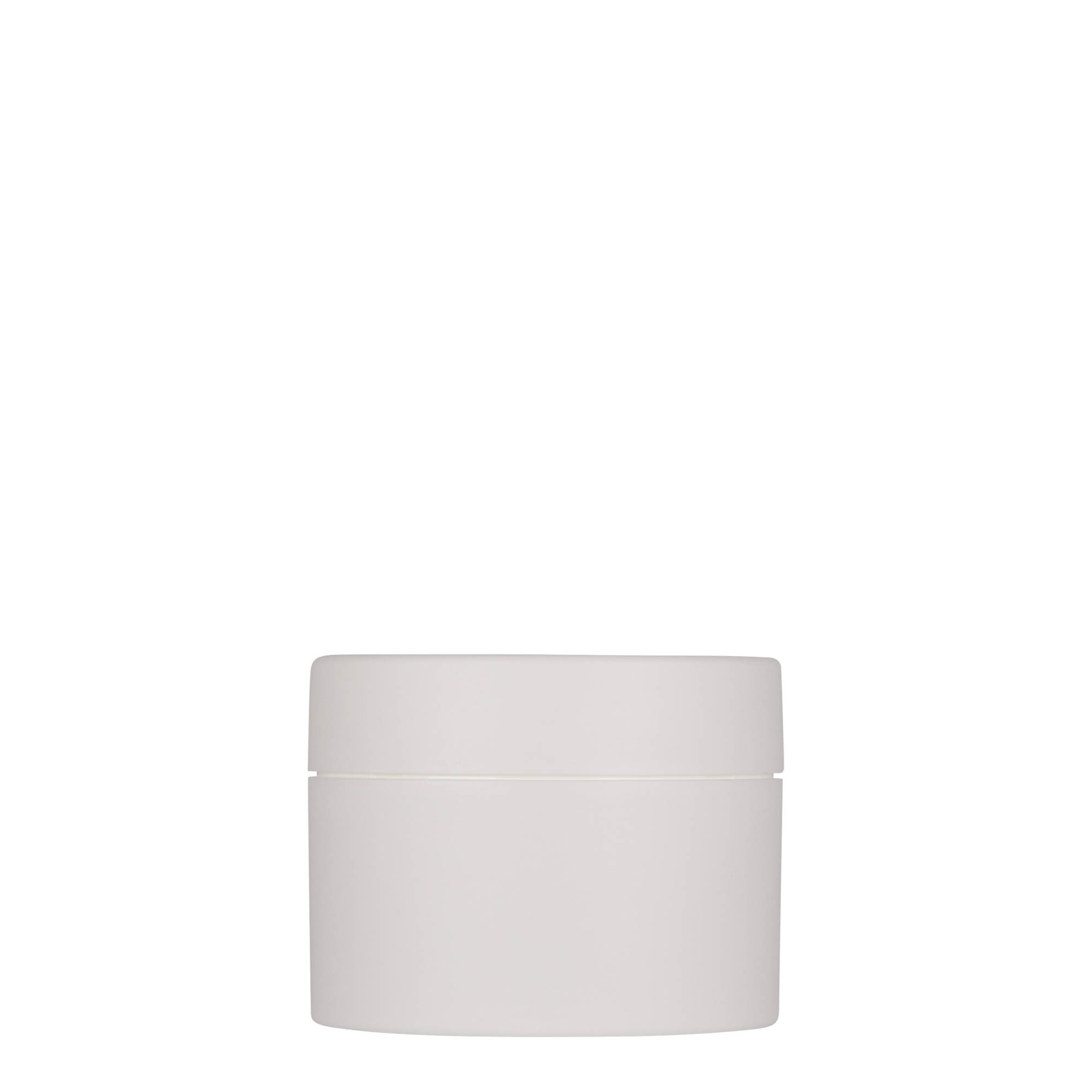 100 ml muovipurkki 'Antonella', PP, valkoinen, suuaukko: ruuvikorkki