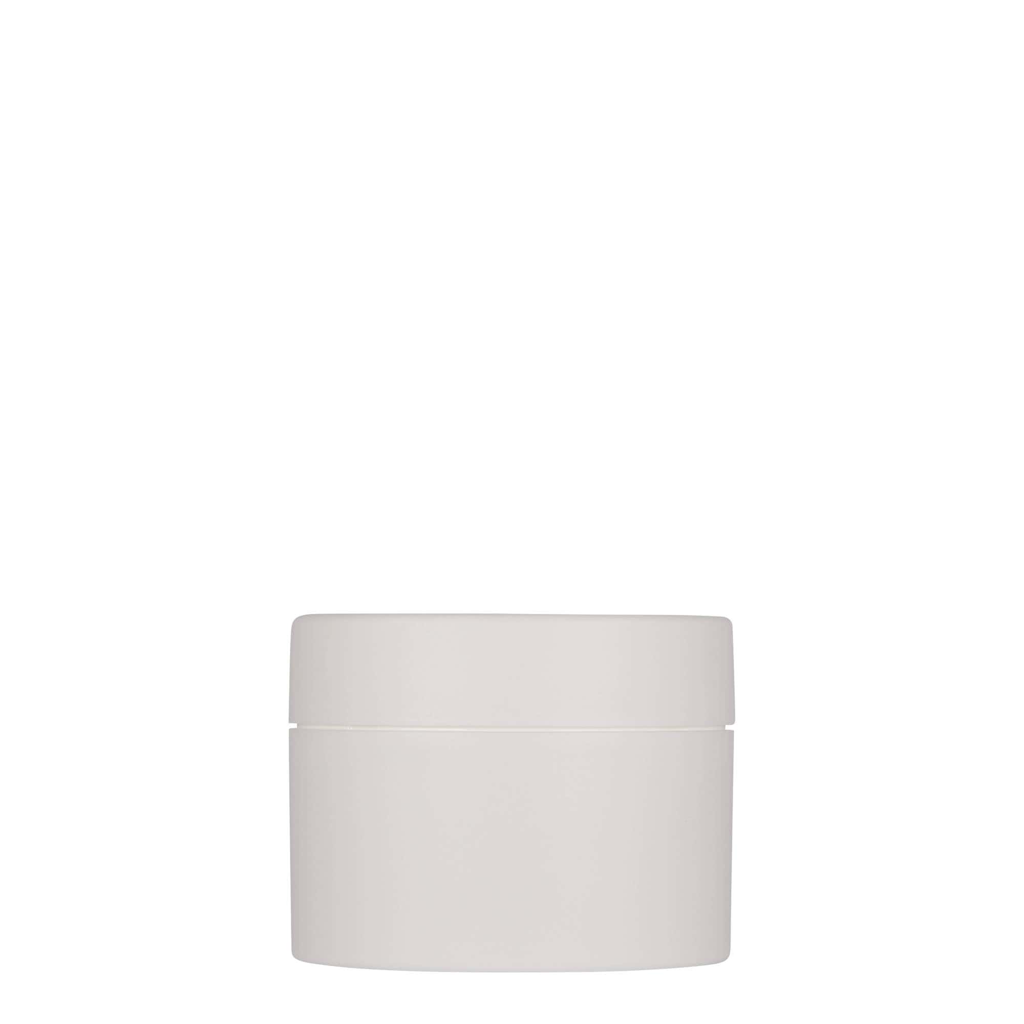 100 ml muovipurkki 'Antonella', PP, valkoinen, suuaukko: ruuvikorkki