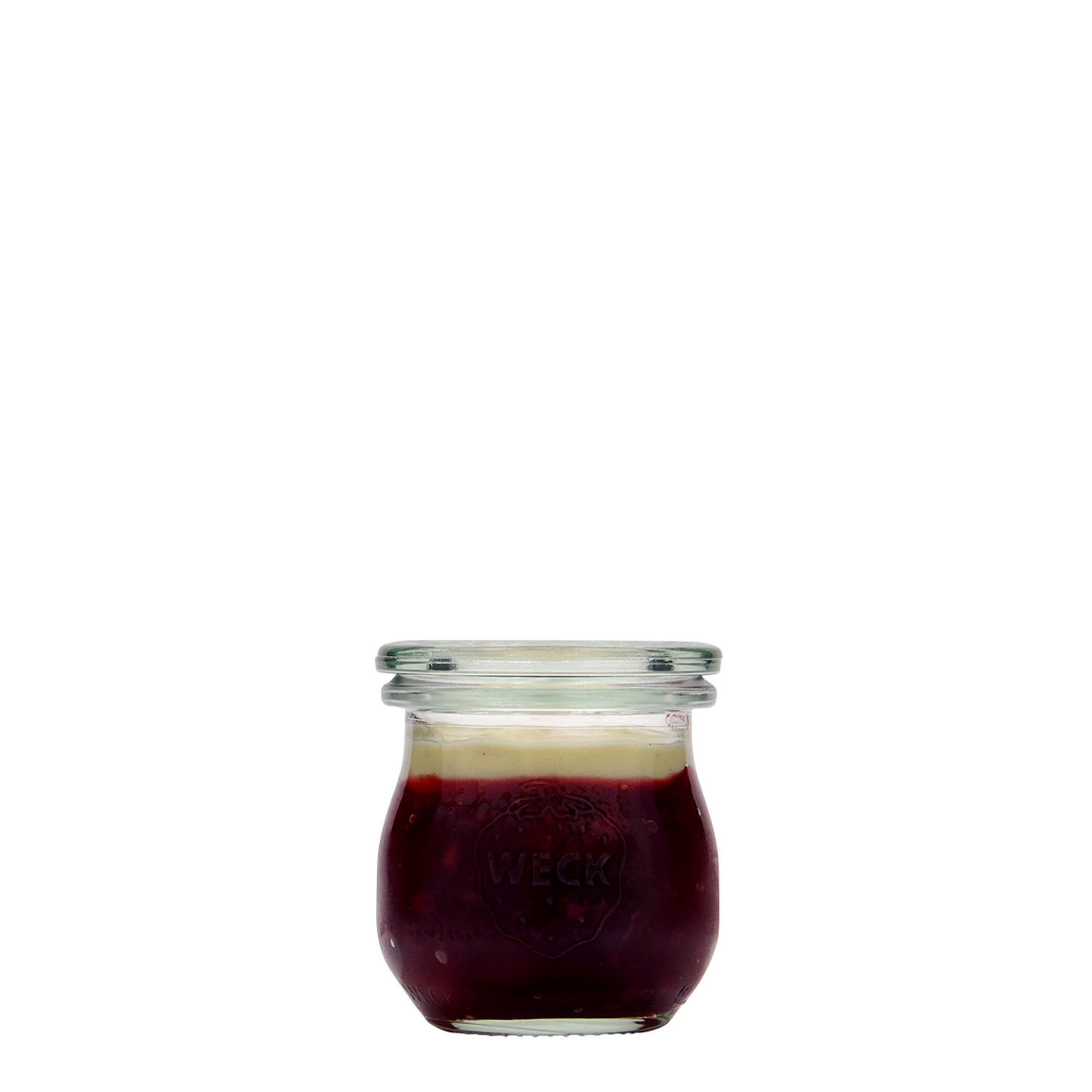 75 ml WECK-tulppulasi, suuaukko: pyöreä reuna
