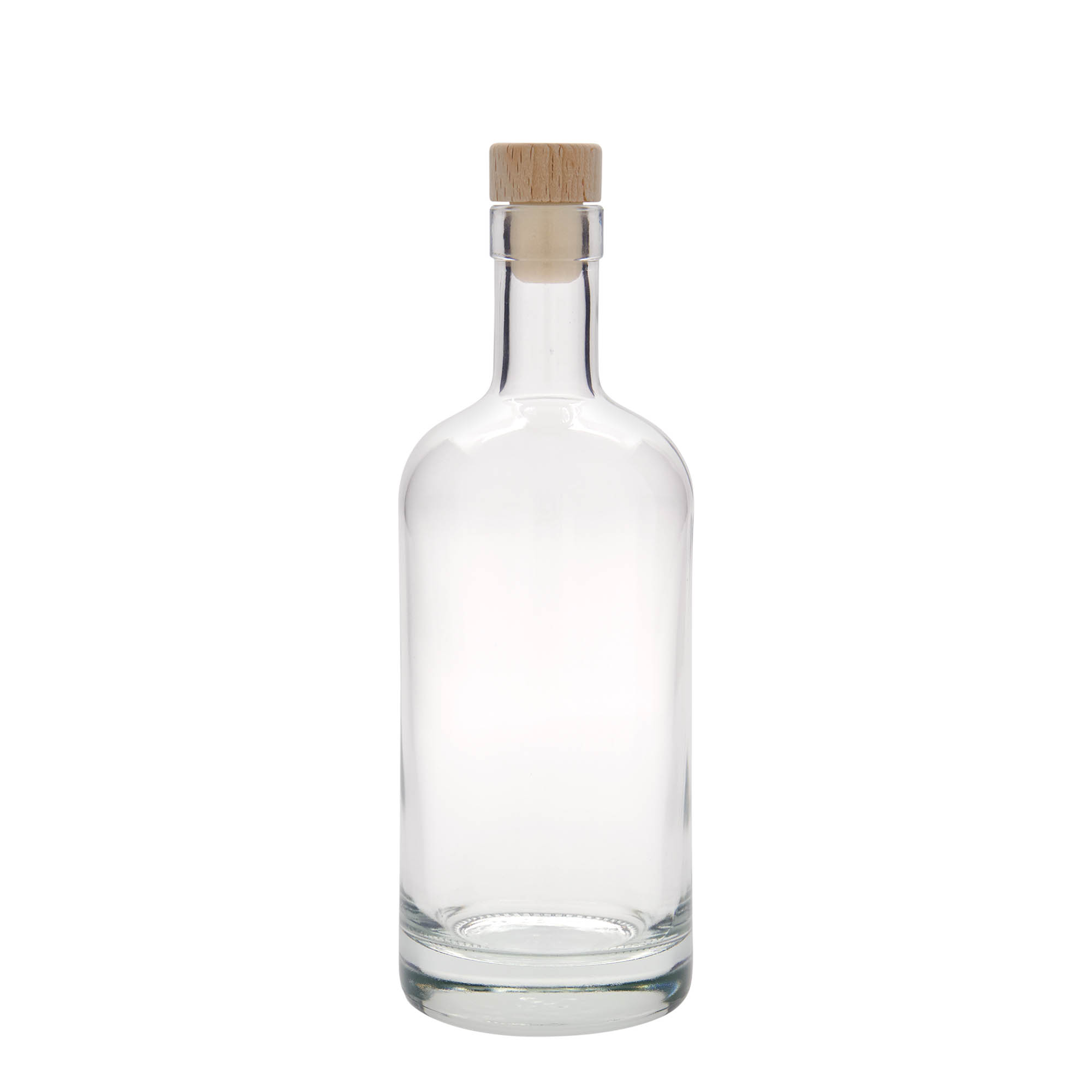 500 ml lasipullo 'Linea Uno', suuaukko: korkki