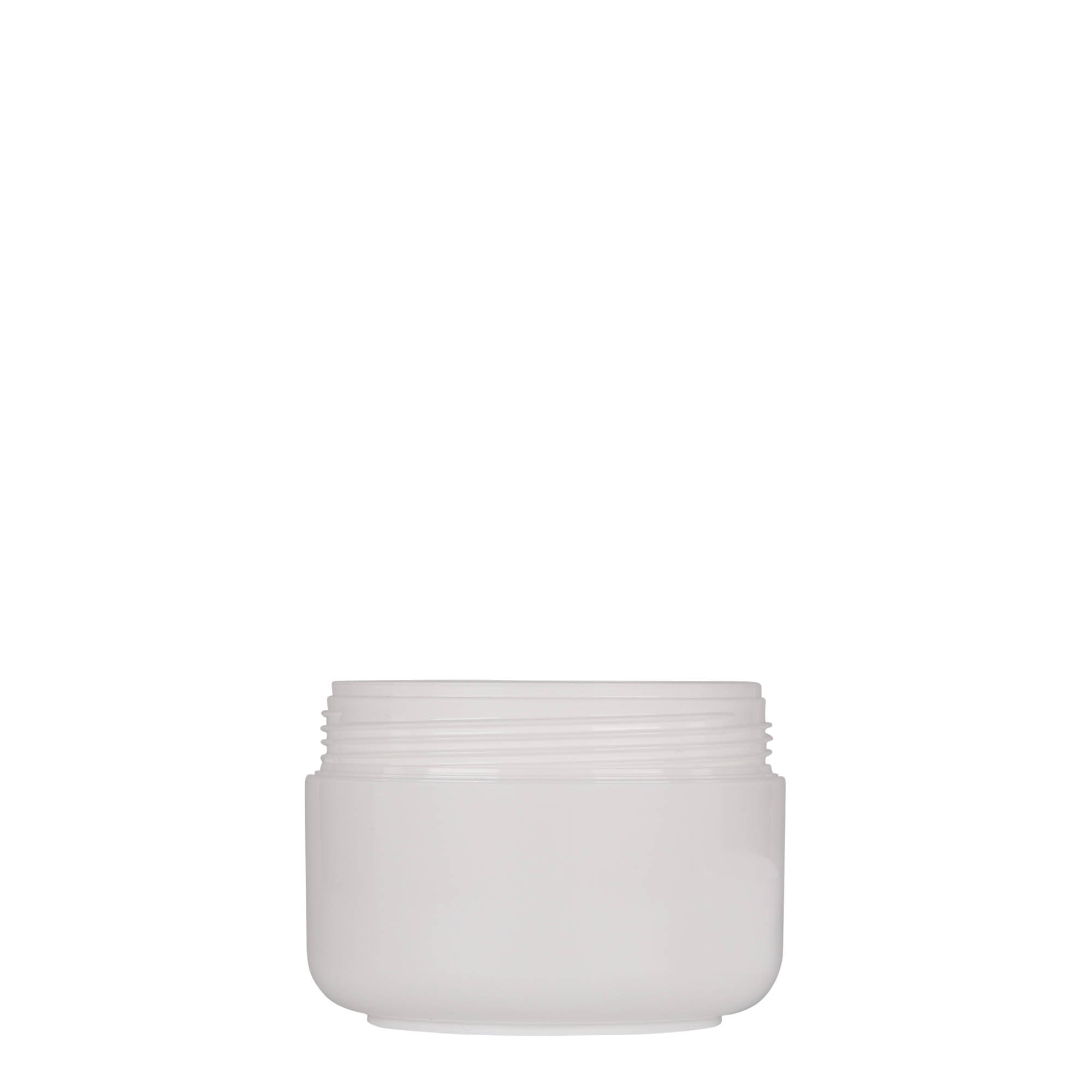 150 ml muovipurkki 'Bianca', PP, valkoinen, suuaukko: kierrekorkki 150 ml muovipurkki 'Bianca', PP, valkoinen, suuaukko: kierrekorkki
