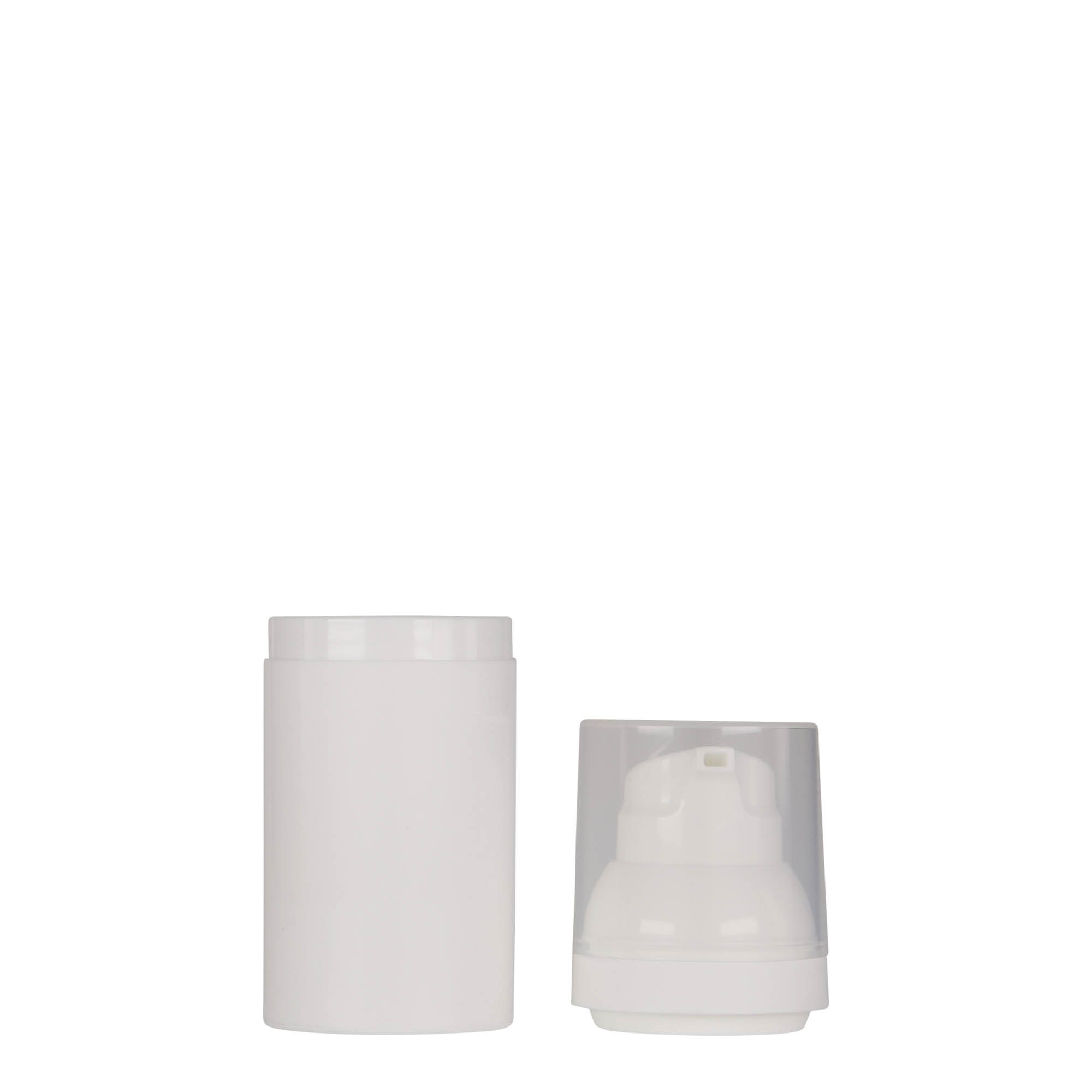 30 ml Airless-annostelija 'Mezzo', PP-muovi, valkoinen 30 ml Airless-annostelija 'Mezzo', PP-muovi, valkoinen