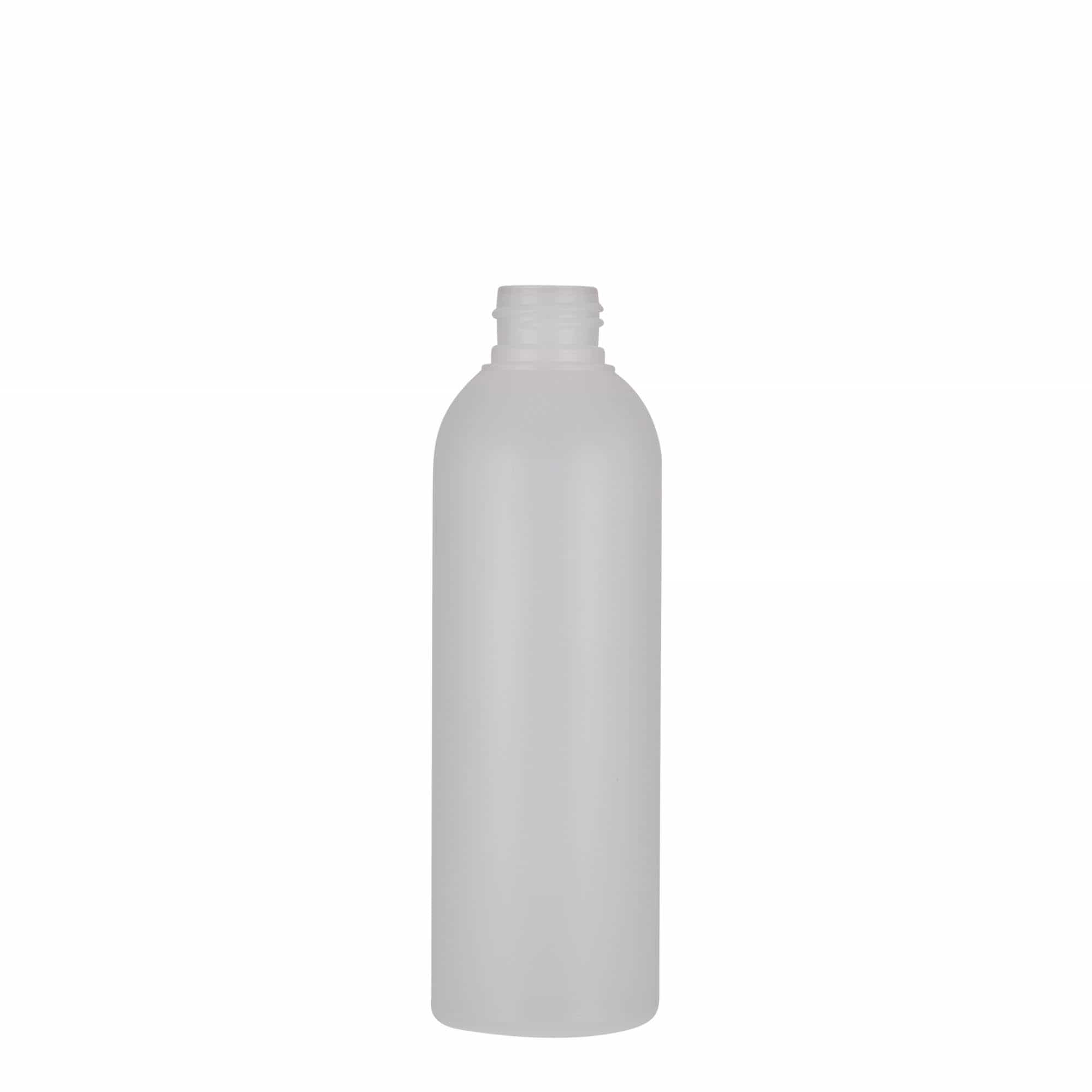 200 ml muovipullo 'Tuffy', HDPE, luonnonväri, suuaukko: 24/410