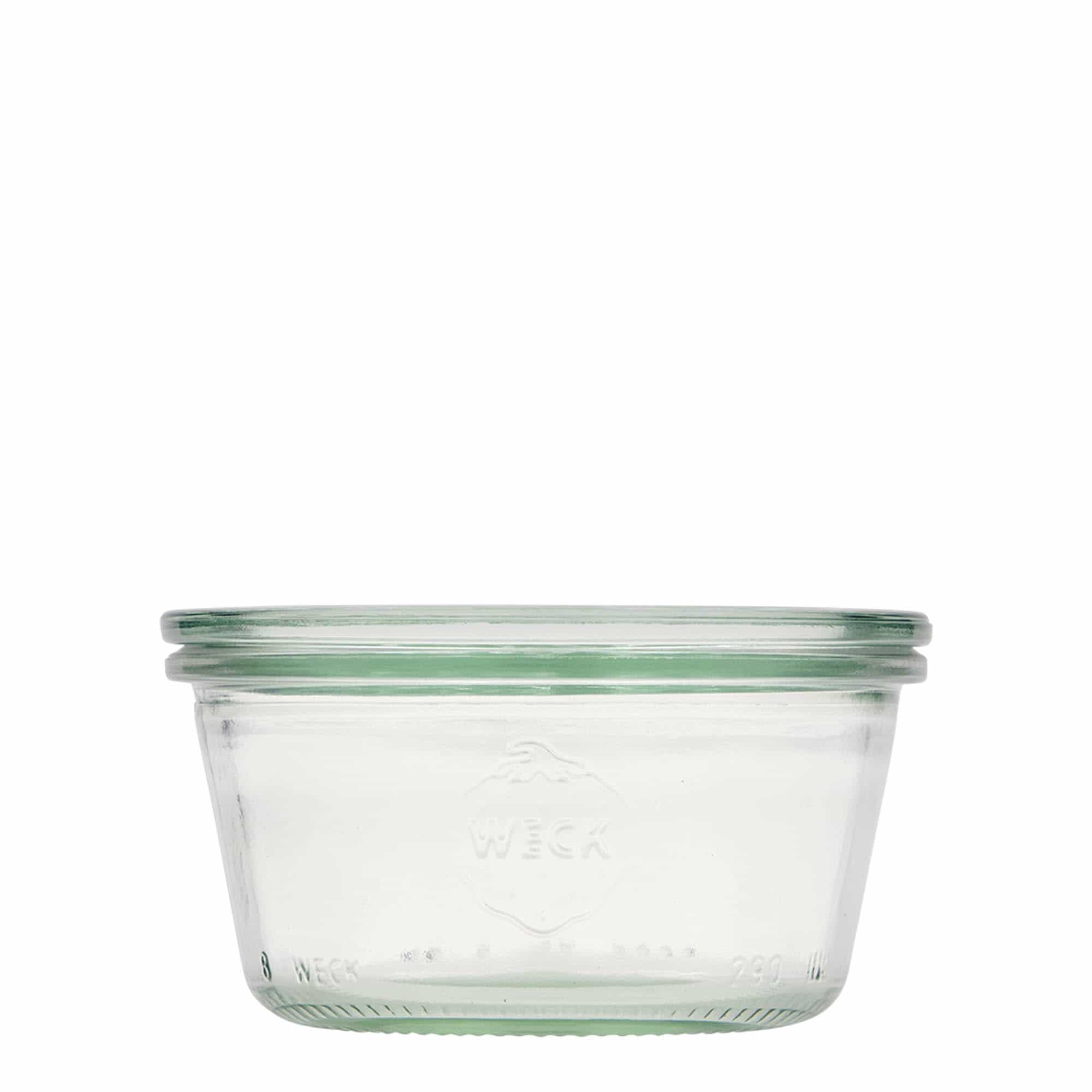 290 ml WECK sylinterimäinen lasipurkki, suu: pyöreä reuna 290 ml WECK sylinterimäinen lasipurkki, suu: pyöreä reuna