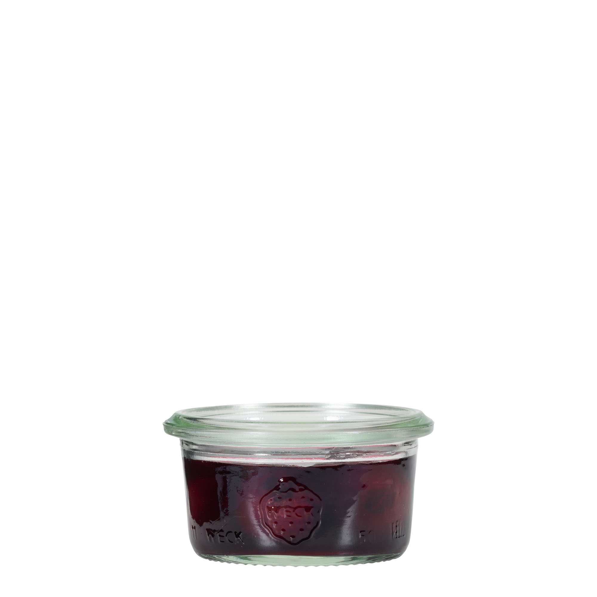50 ml WECK-kääntölasipurkki, suuaukko: pyöreä reuna