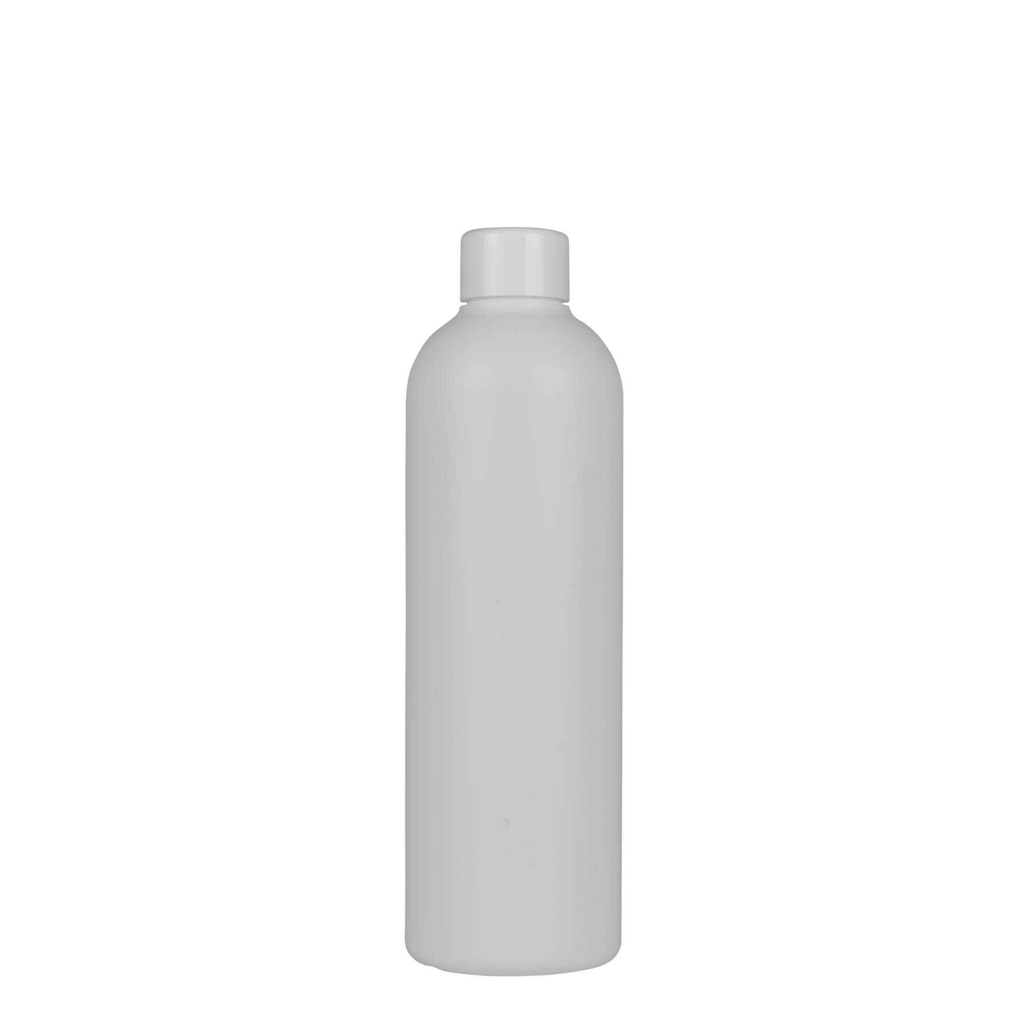 300 ml muovipullo 'Tuffy', HDPE, valkoinen, suuaukko: 24/410