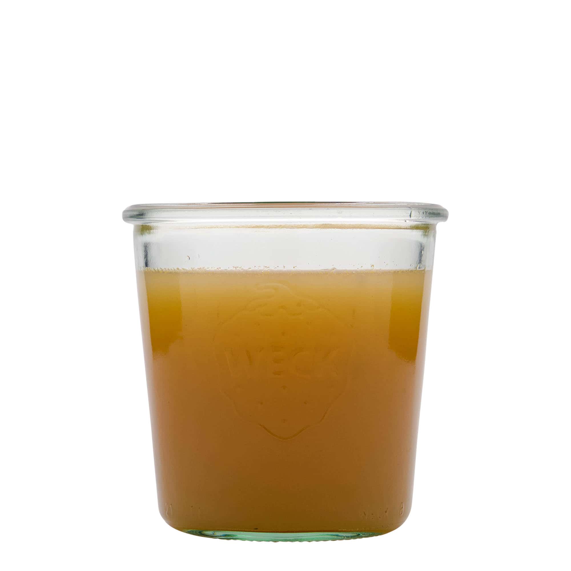 580 ml WECK sylinterimäinen lasipurkki, suu: pyöreä reuna