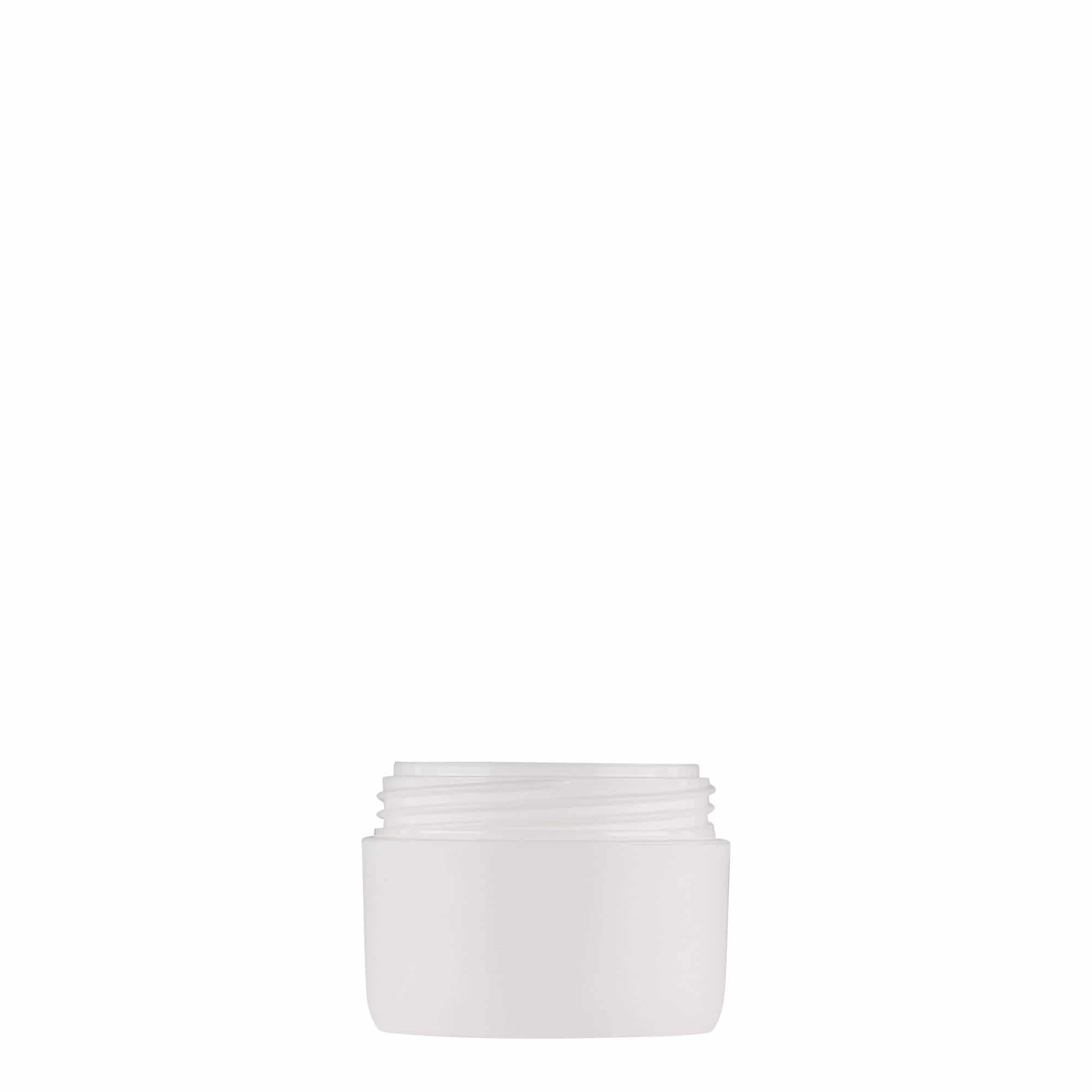 10 ml muovipurkki 'Antonella', PP, valkoinen, suuaukko: ruuvikorkki