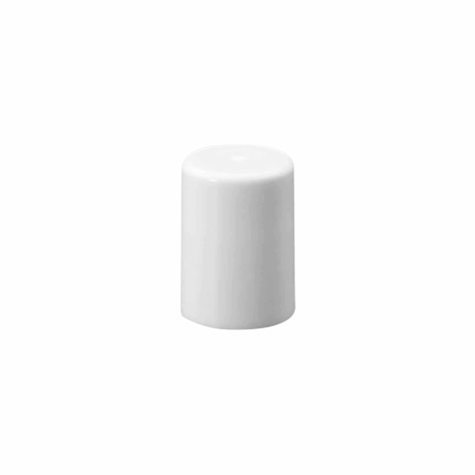 Korkki 10 ml Roll-On-pullolle, PP-muovi, valk., suu: Kierrekorkki Korkki 10 ml Roll-On-pullolle, PP-muovi, valk., suu: Kierrekorkki