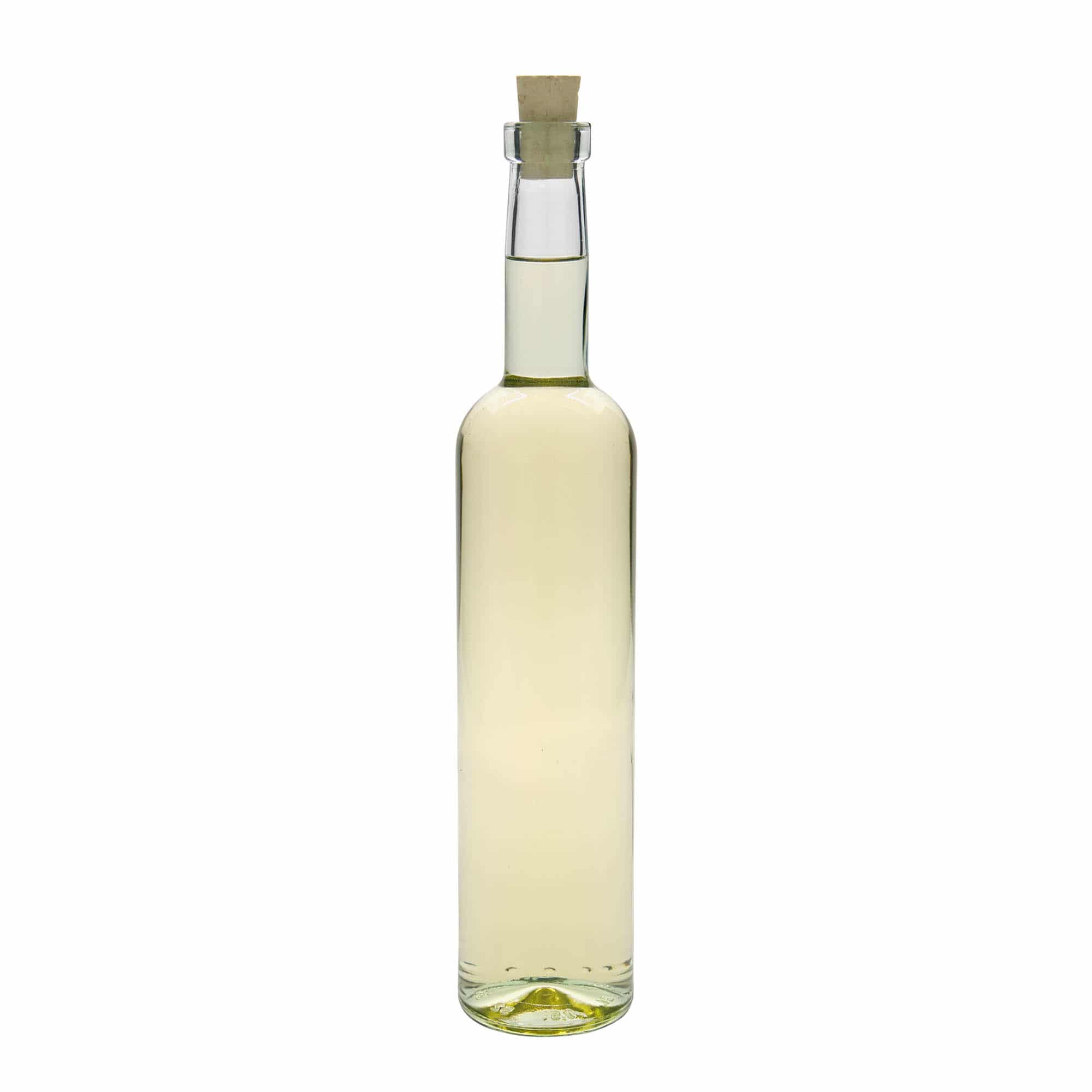 500 ml lasipullo 'Bordeaux', suu: korkki