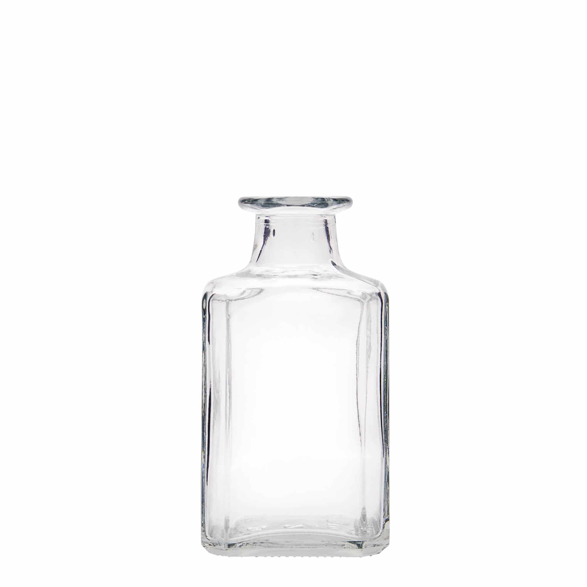250 ml lasipullo 'Torben', neliö, suu: korkki